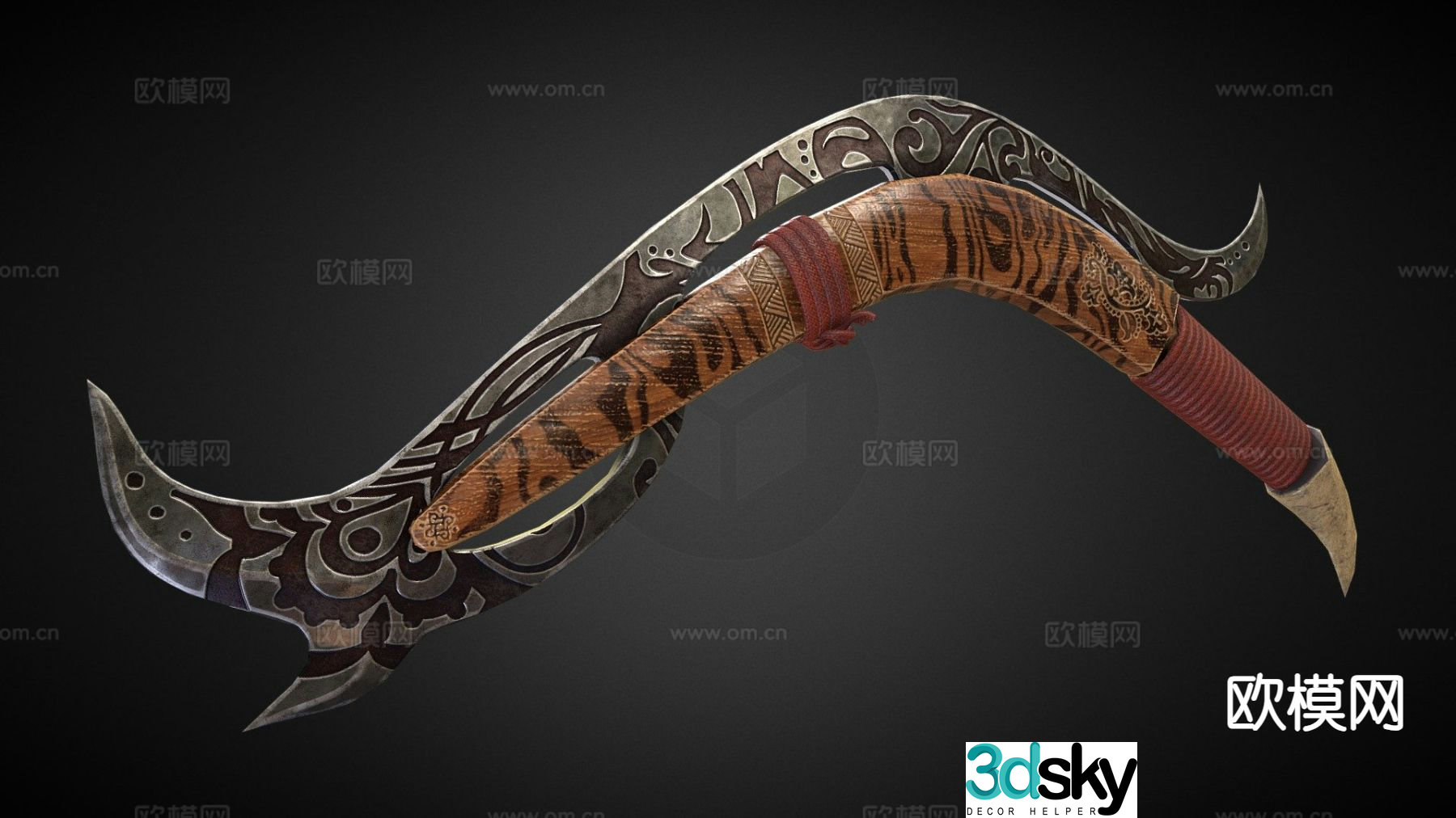 Death Zone Series Scimitar 3D model
