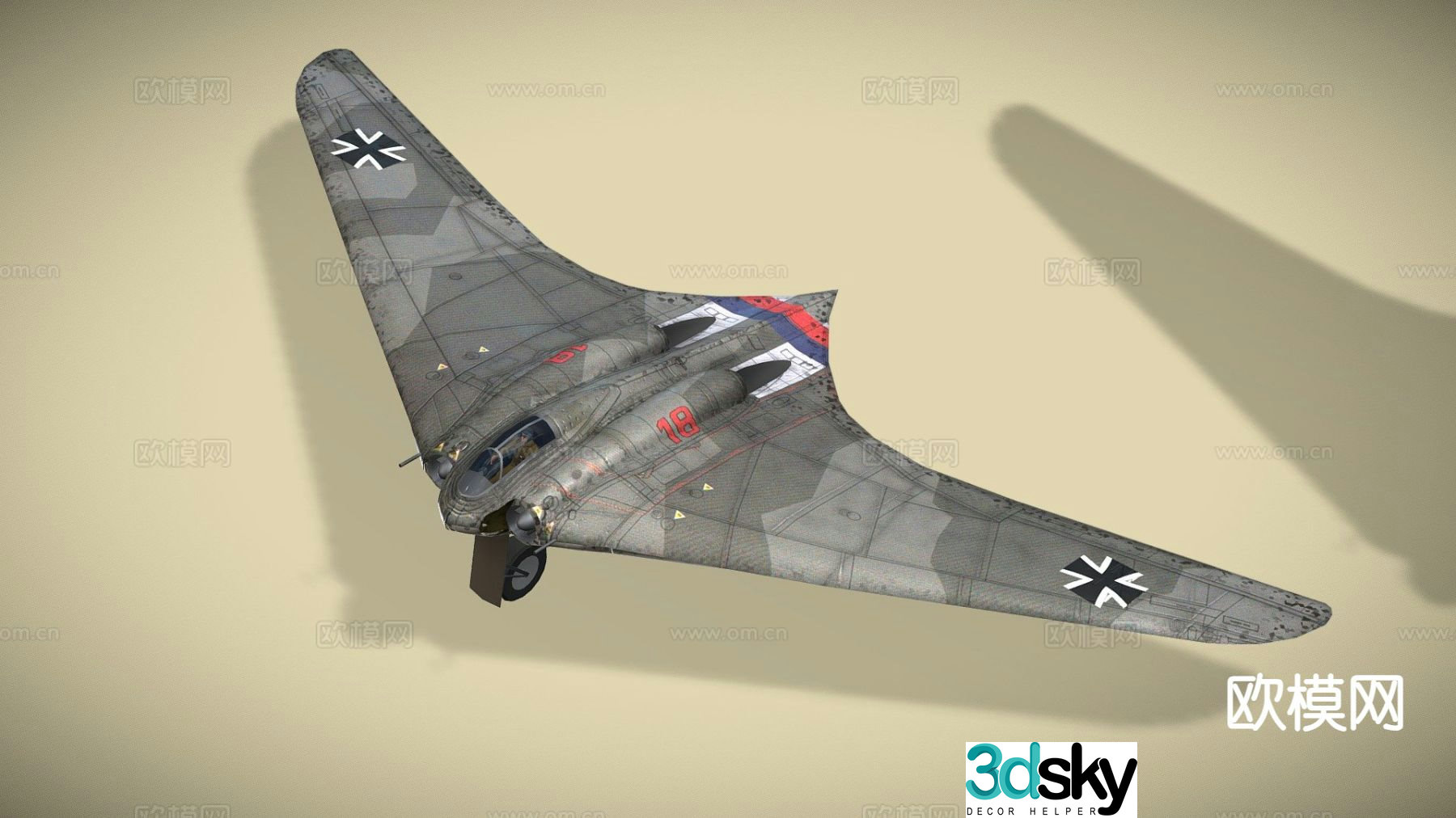 aircraft fighter 3d model