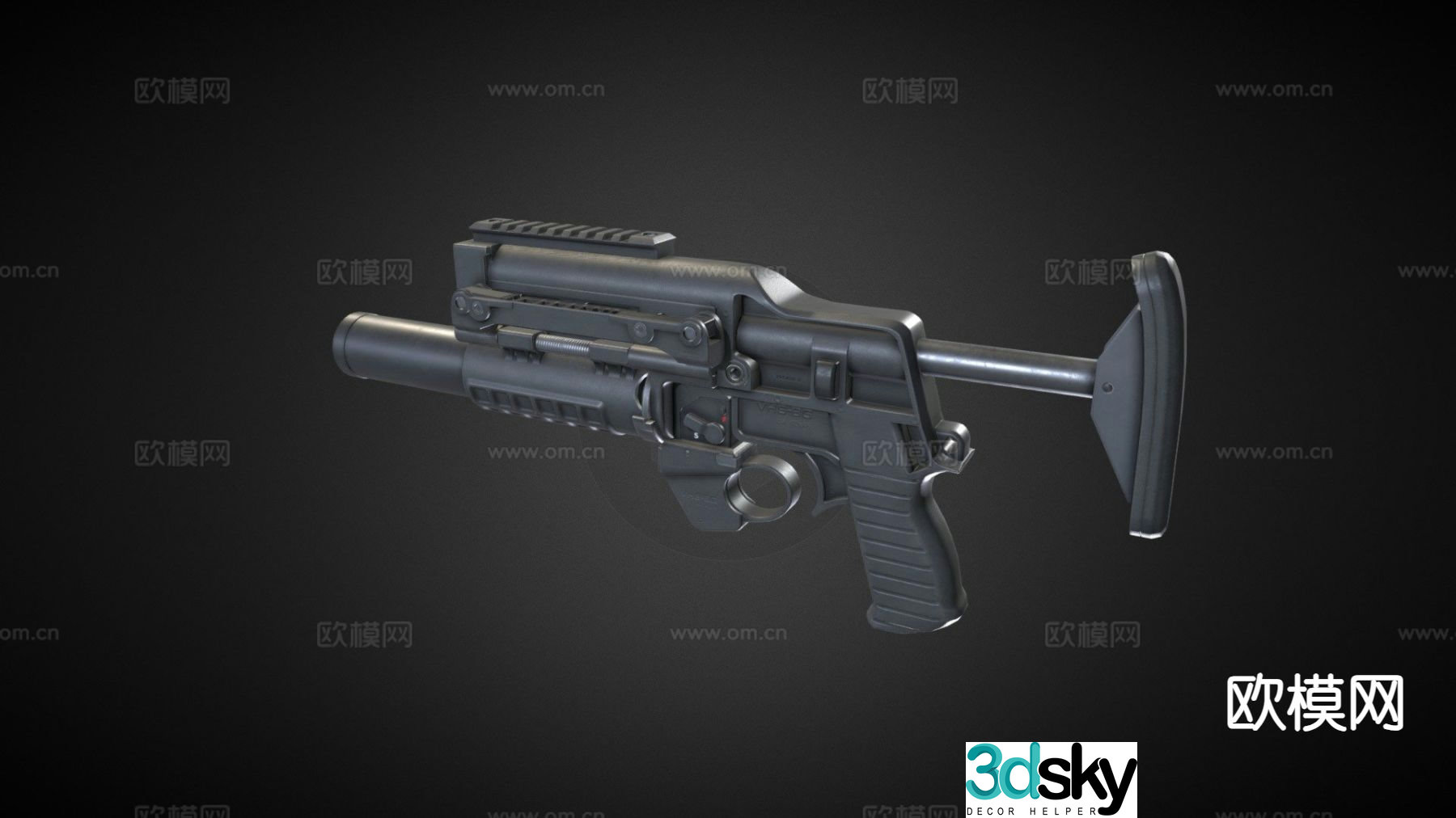 grenade launcher 3d model