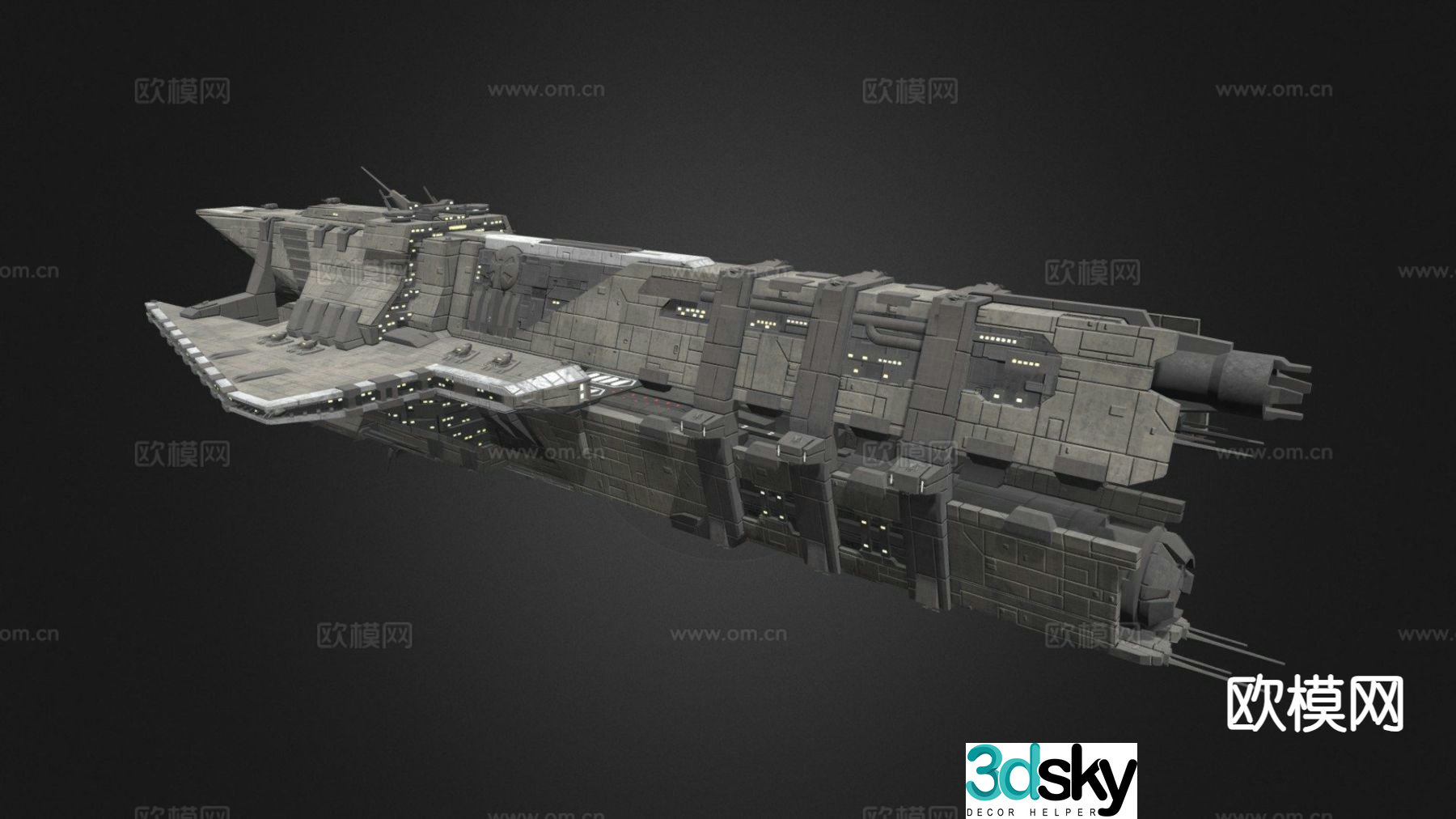 Aggressor class star destroyer 3d model