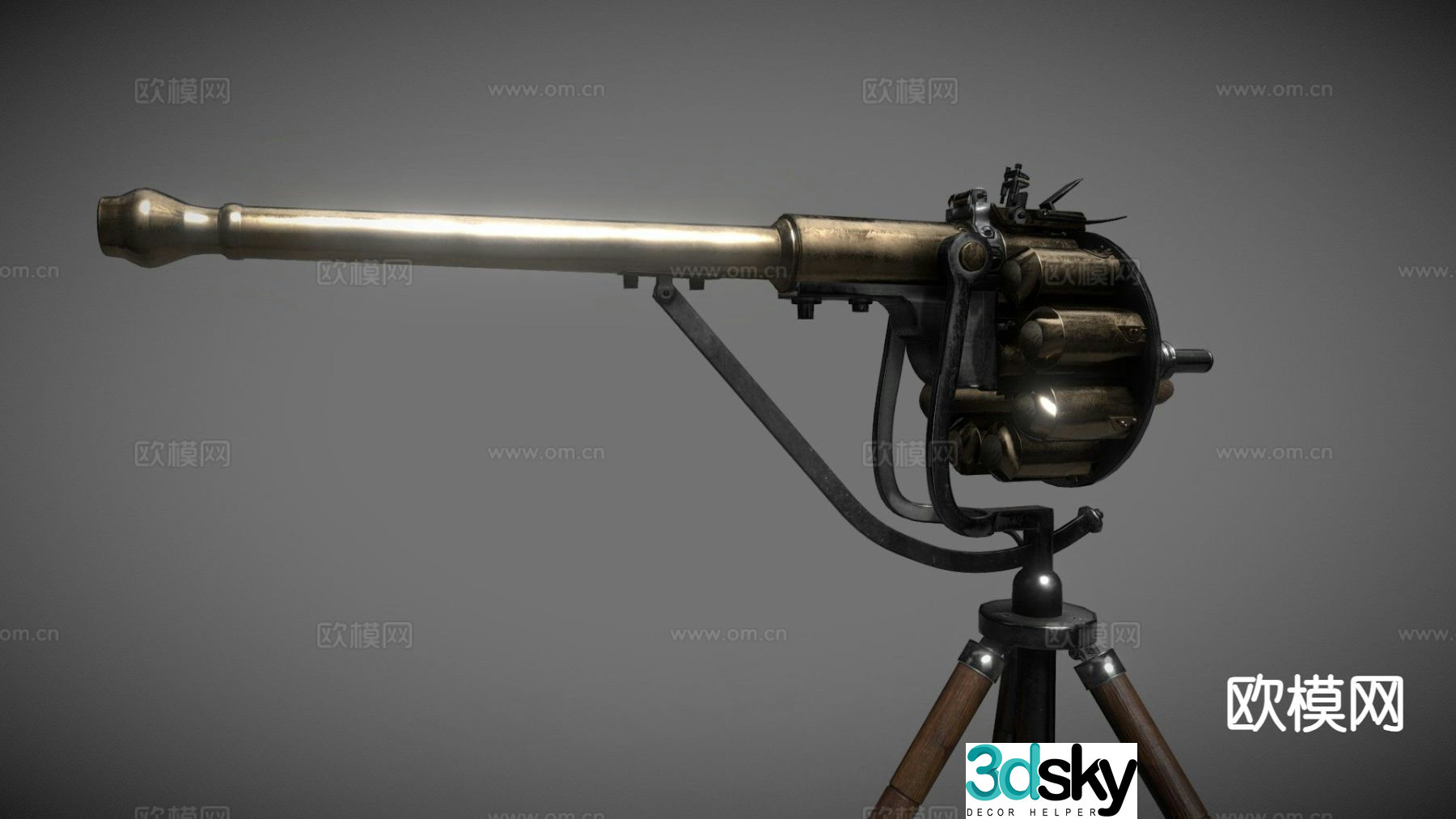 shooting gun firearm firearm weapon 3d model