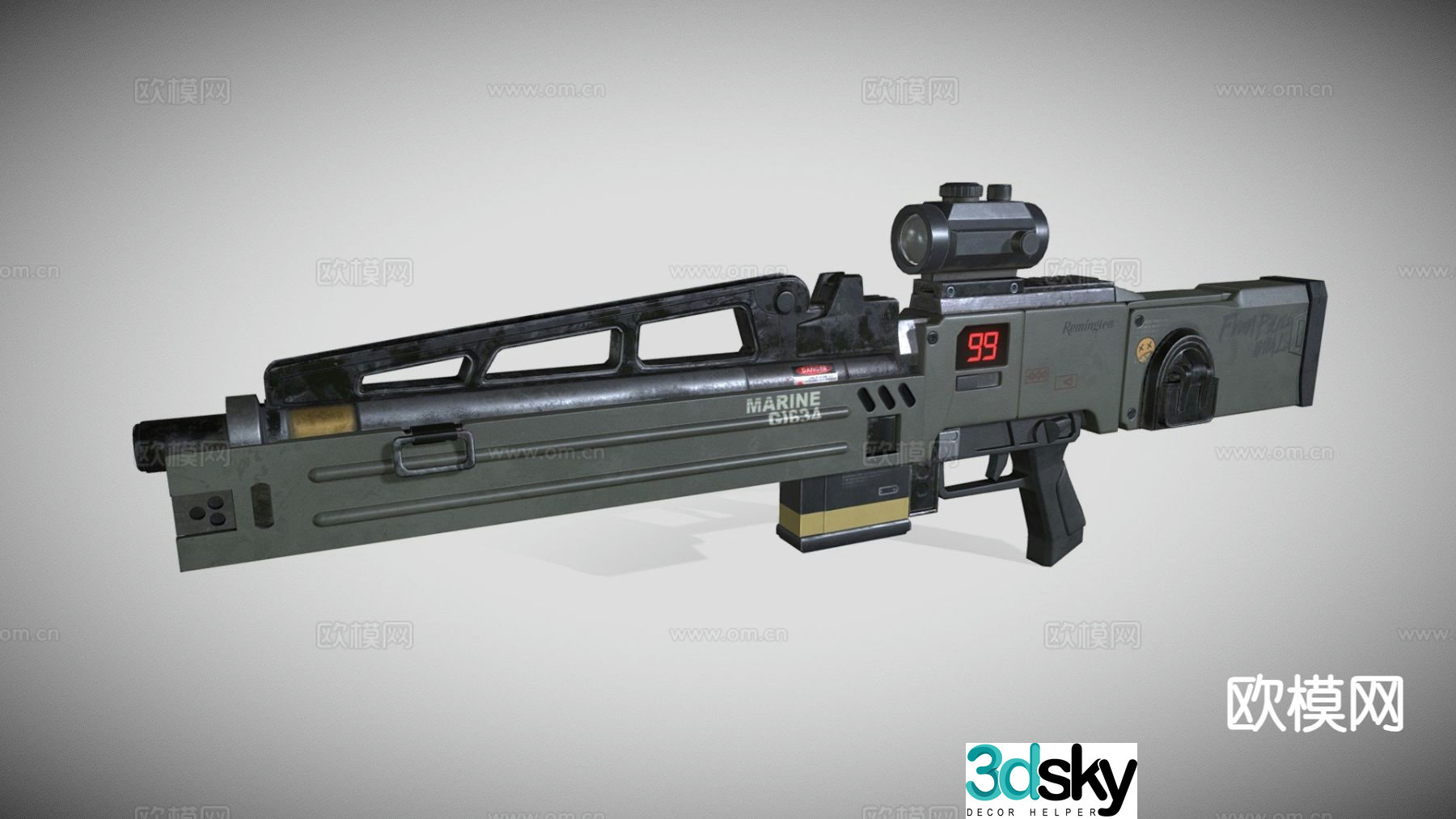 AM15 rifle 3d model