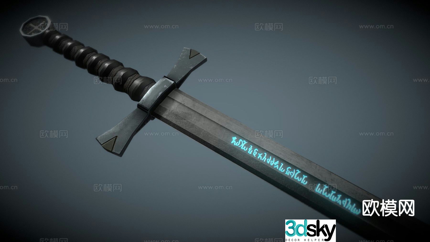Witch Hunter Sword 3d model