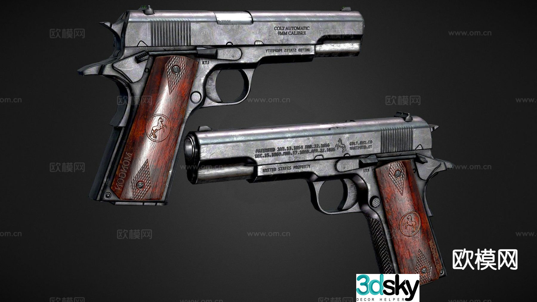 Pistol 3d model