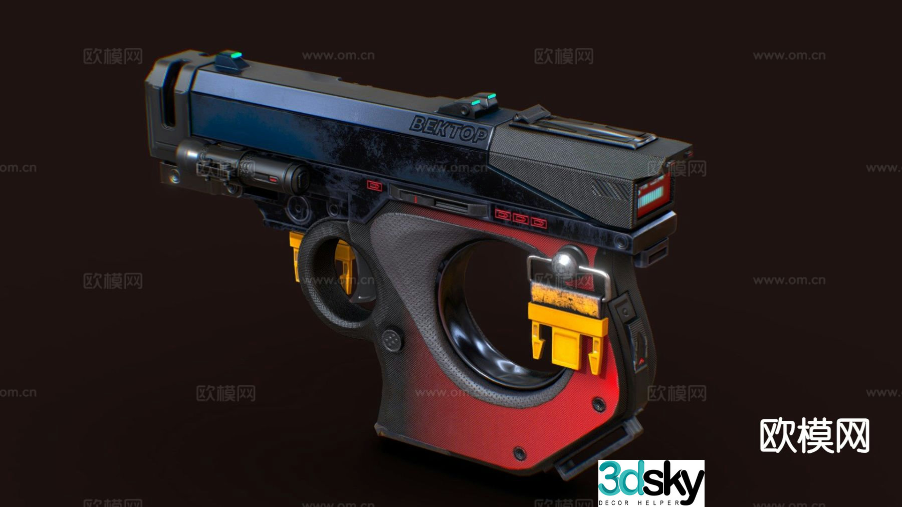 Vector98-submachine gun 3d model