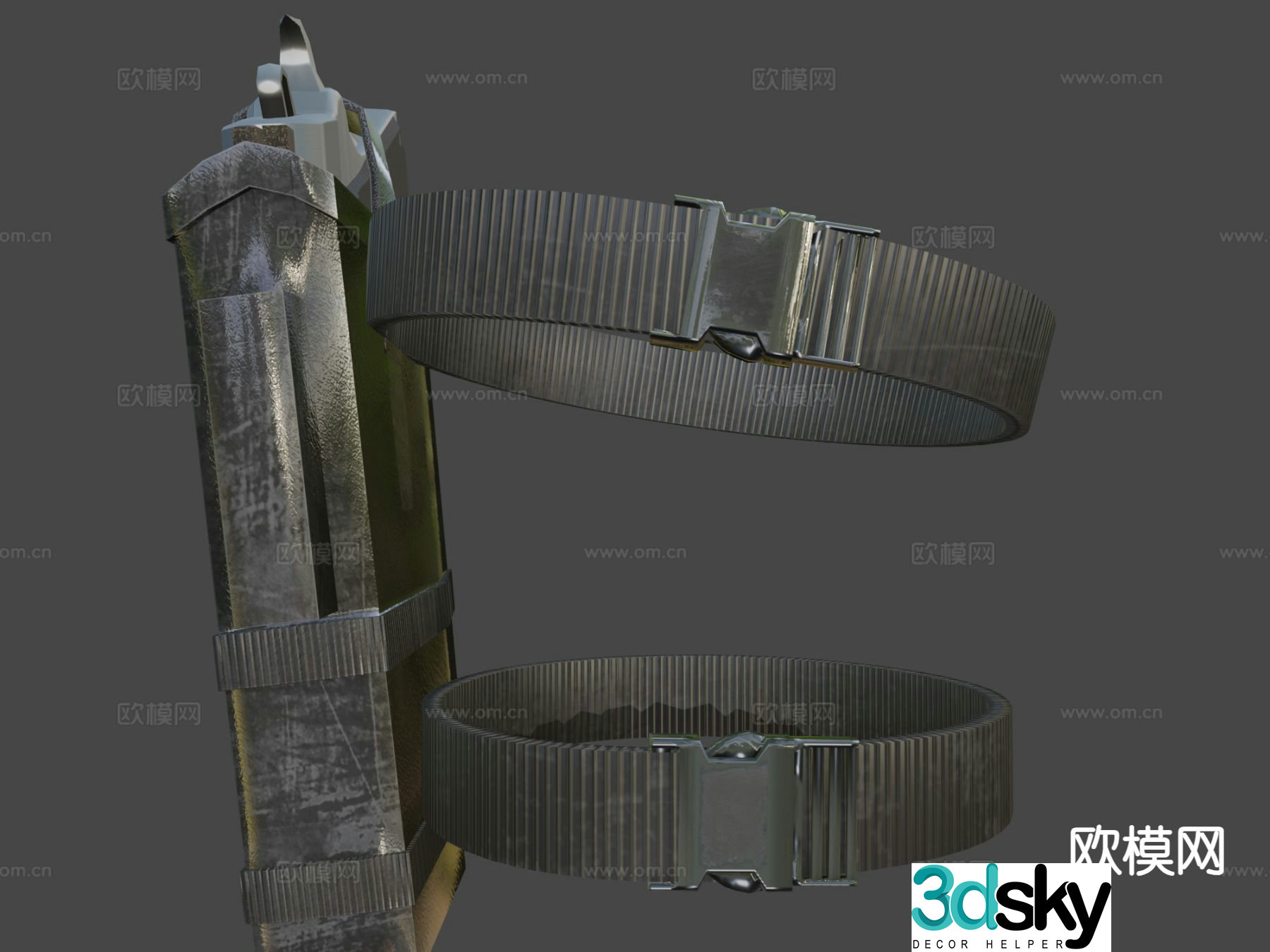 Leg holster 3d model