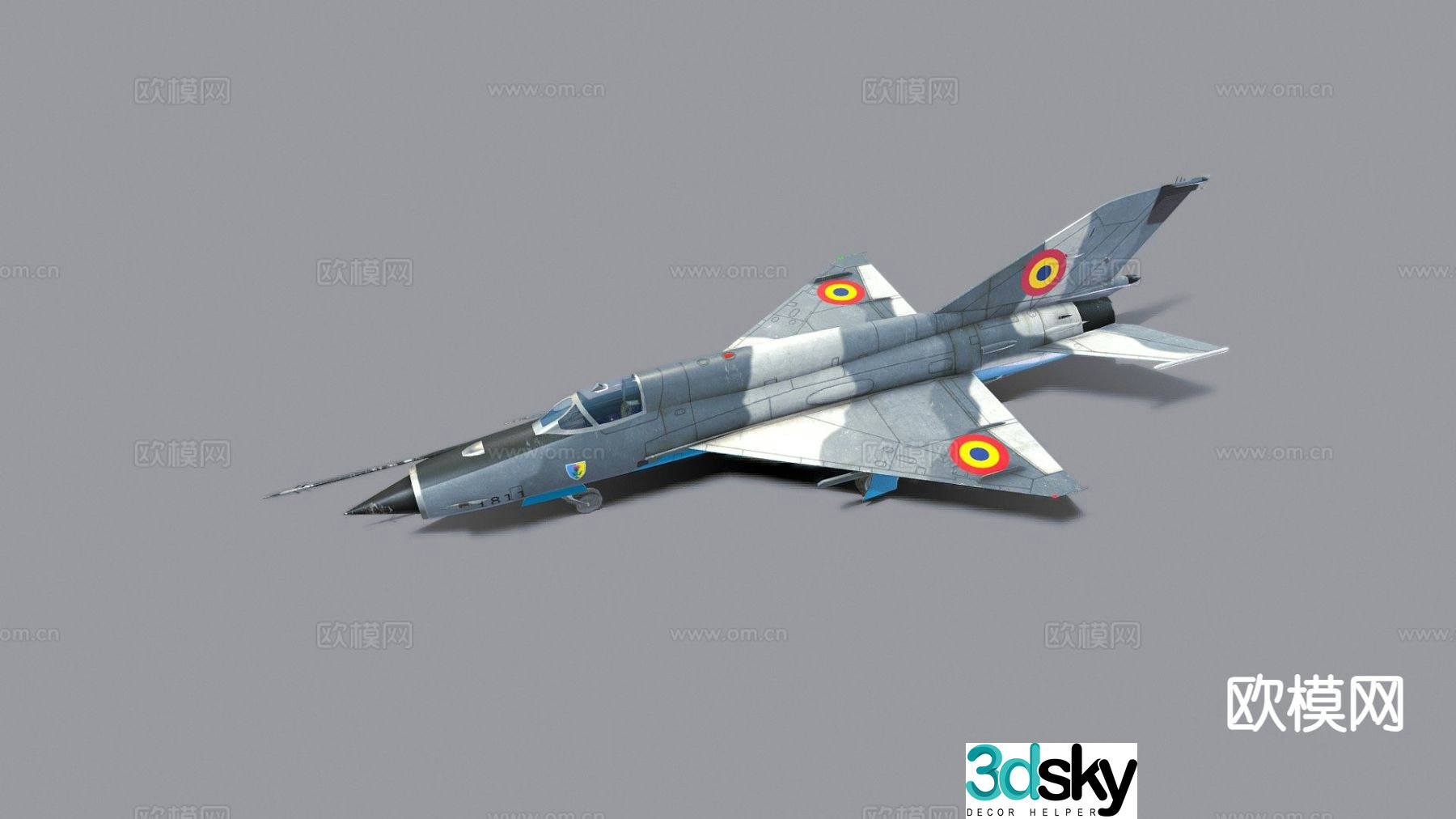 Stealth fighter 3d model
