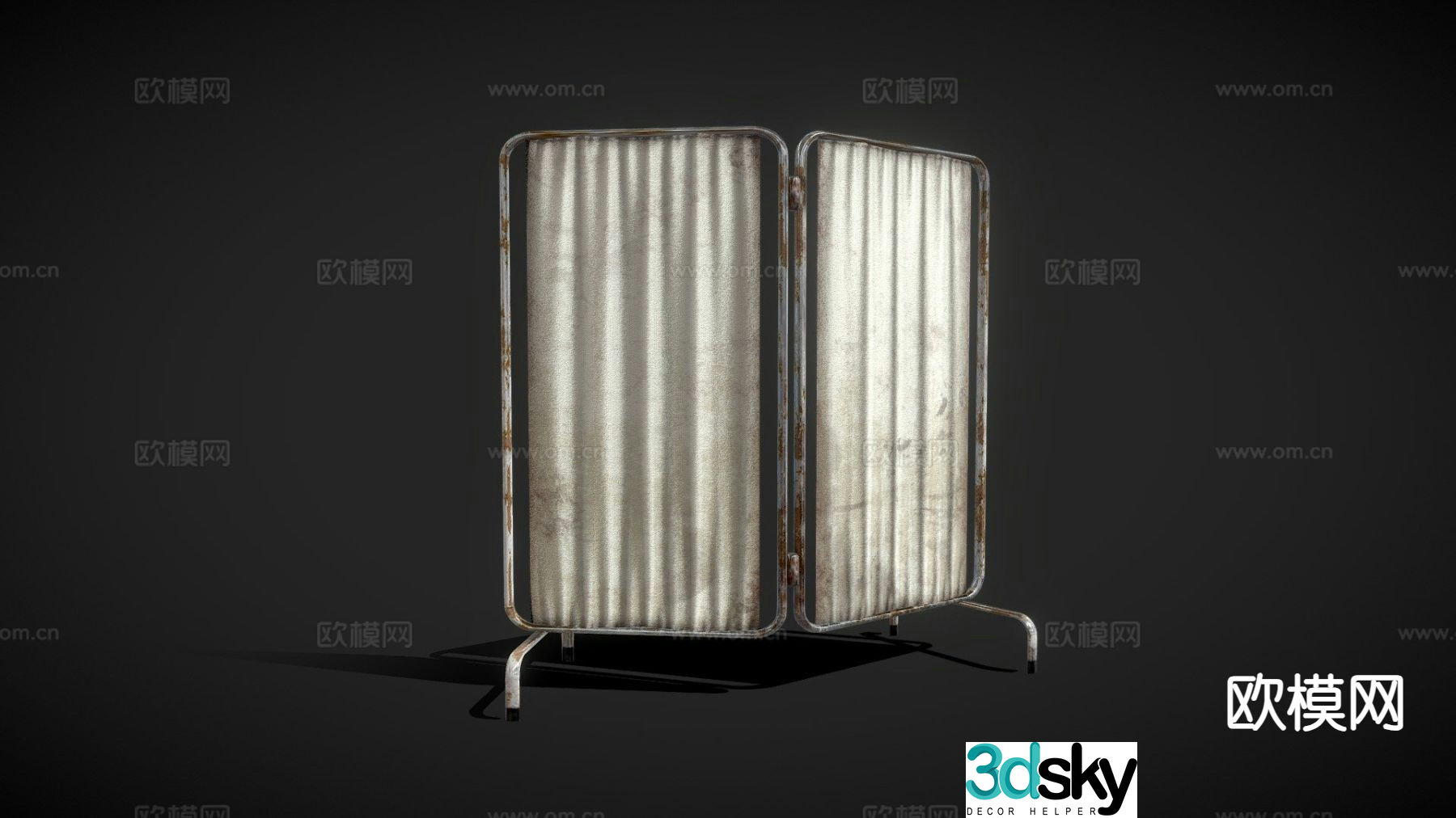 Medical medical partition 3d model