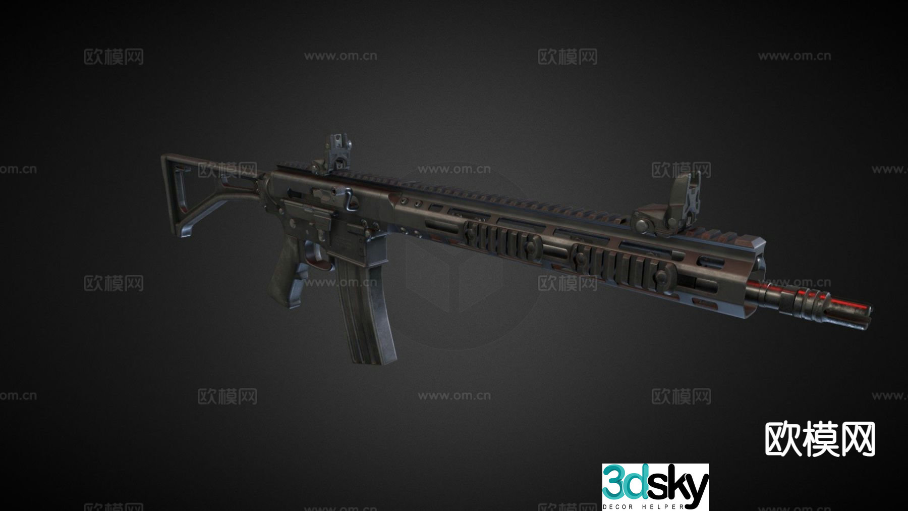 BRN180 rifle 3d model