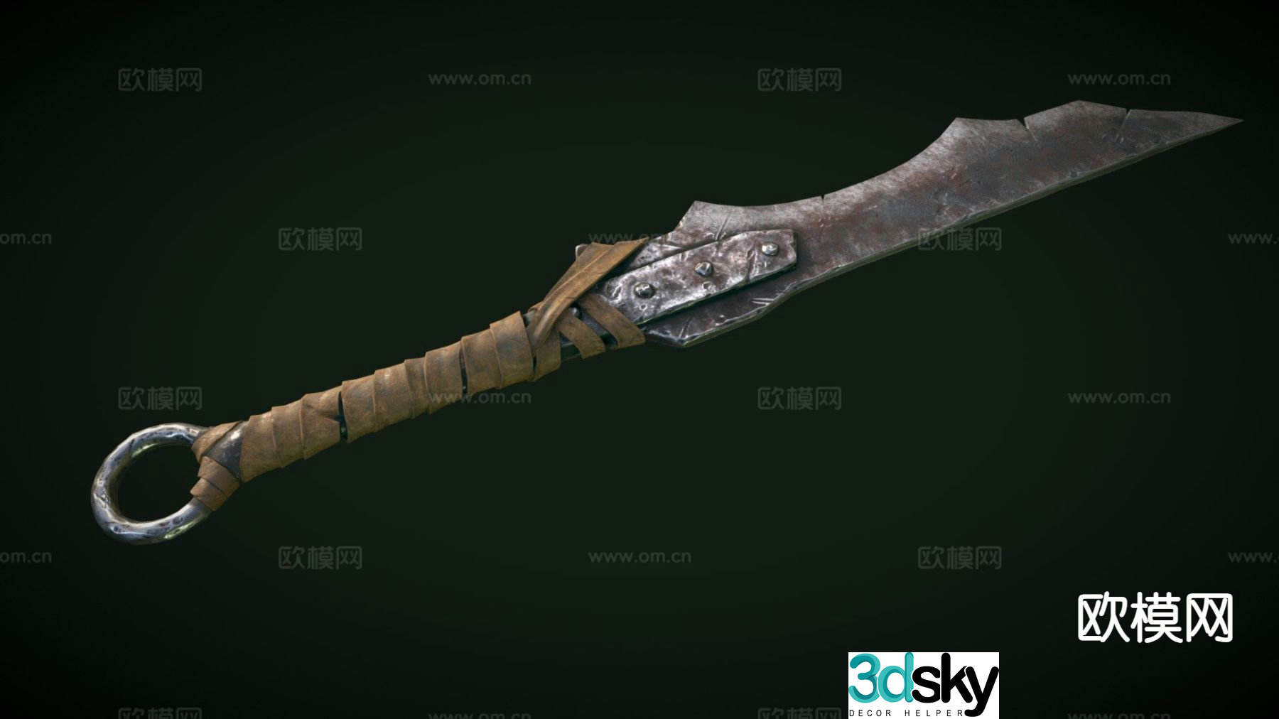 Orc dagger 3d model