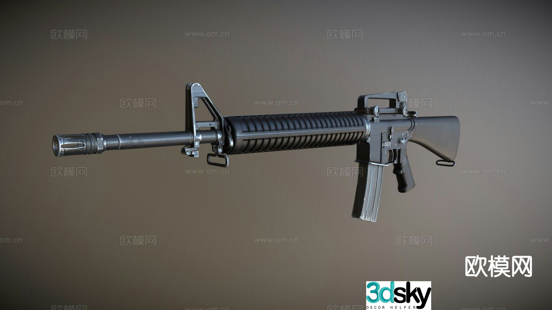 M16 rifle 3d model