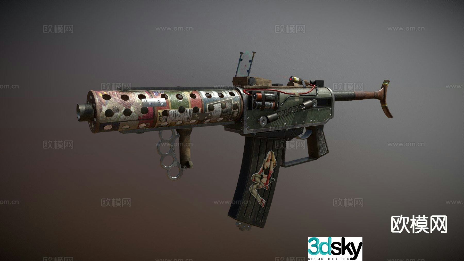 Junker assault rifle 3d model