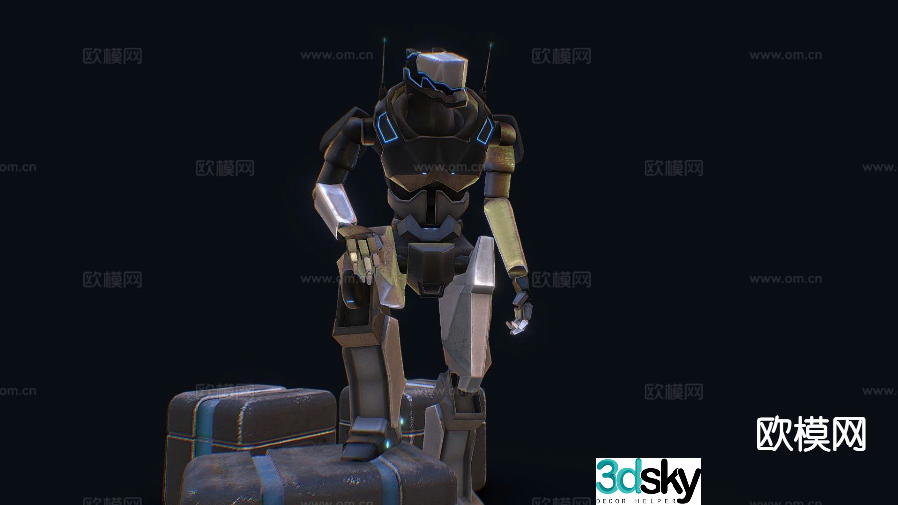 Large robot 3d model