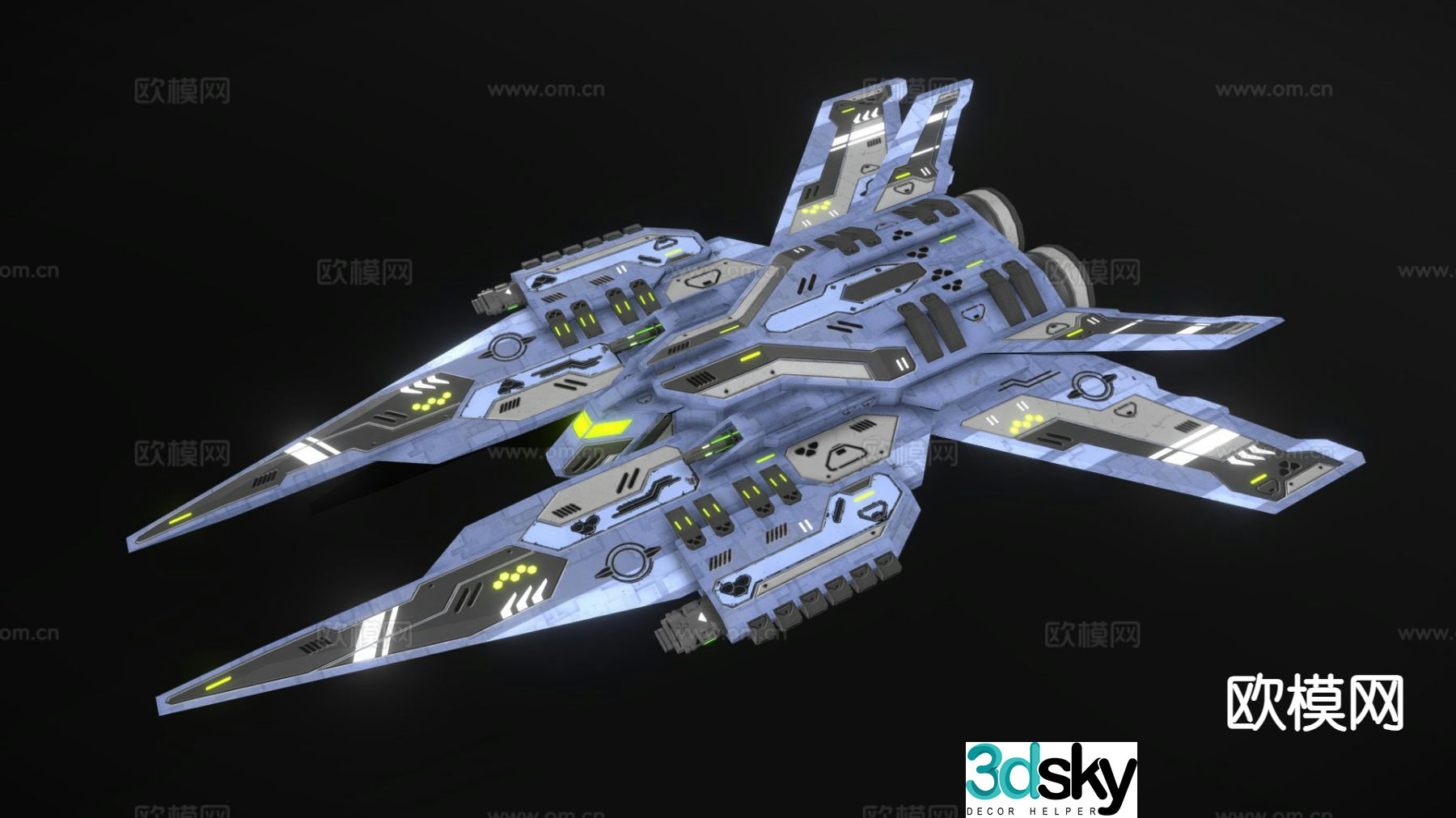 Republic heavy fighter 3d model