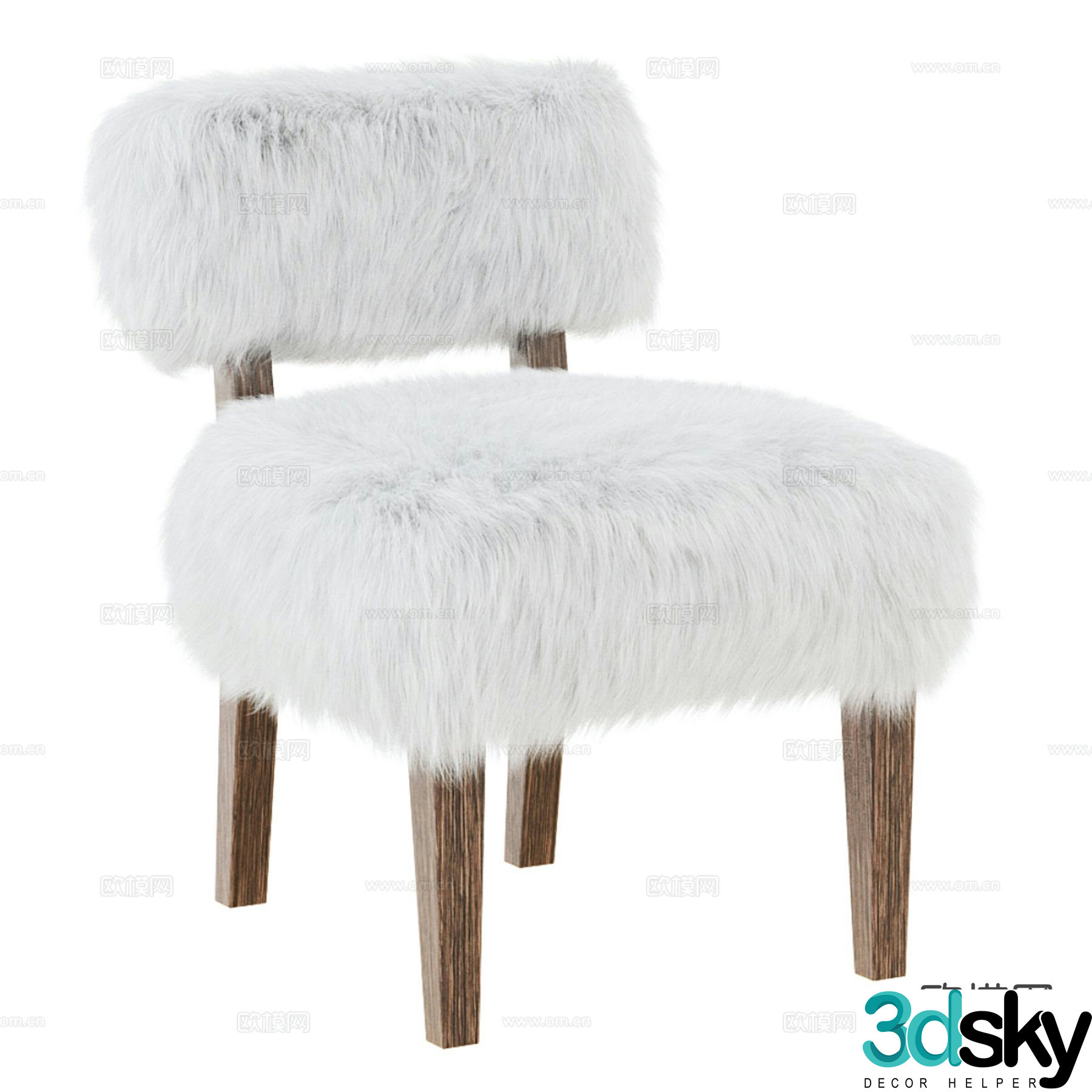 Modern leisure chair 3d model