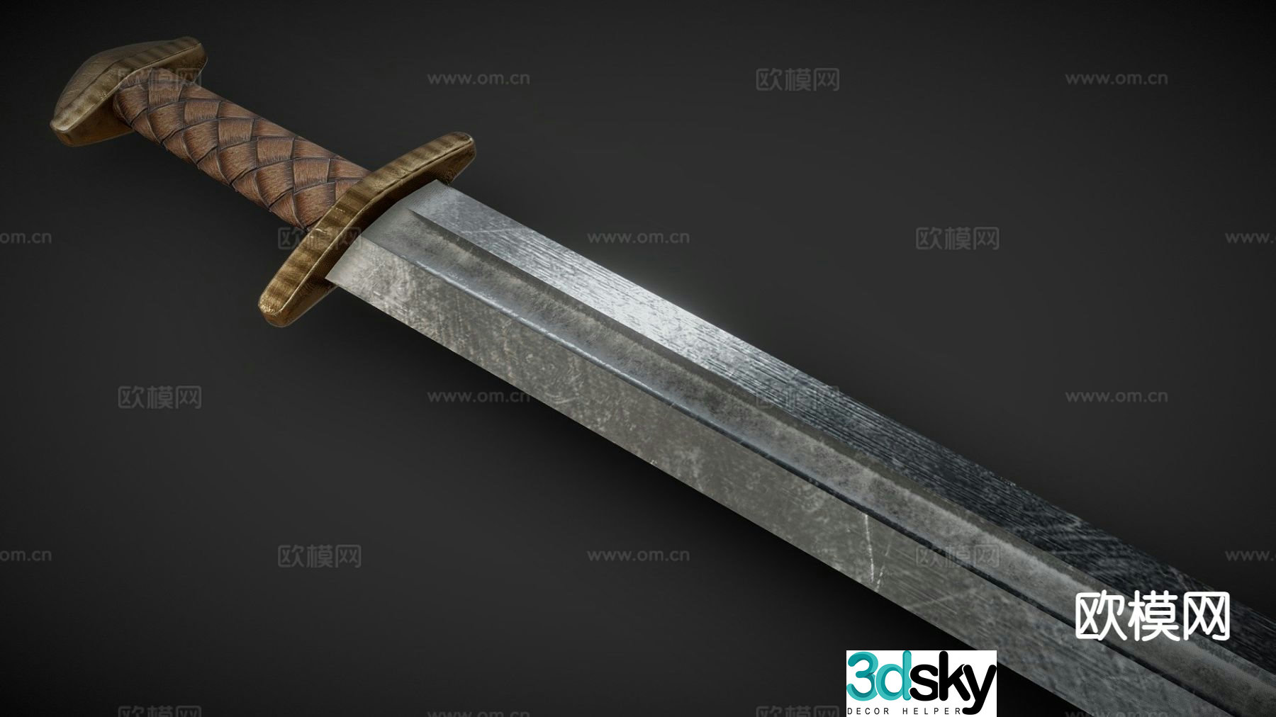 viking sword 3d model