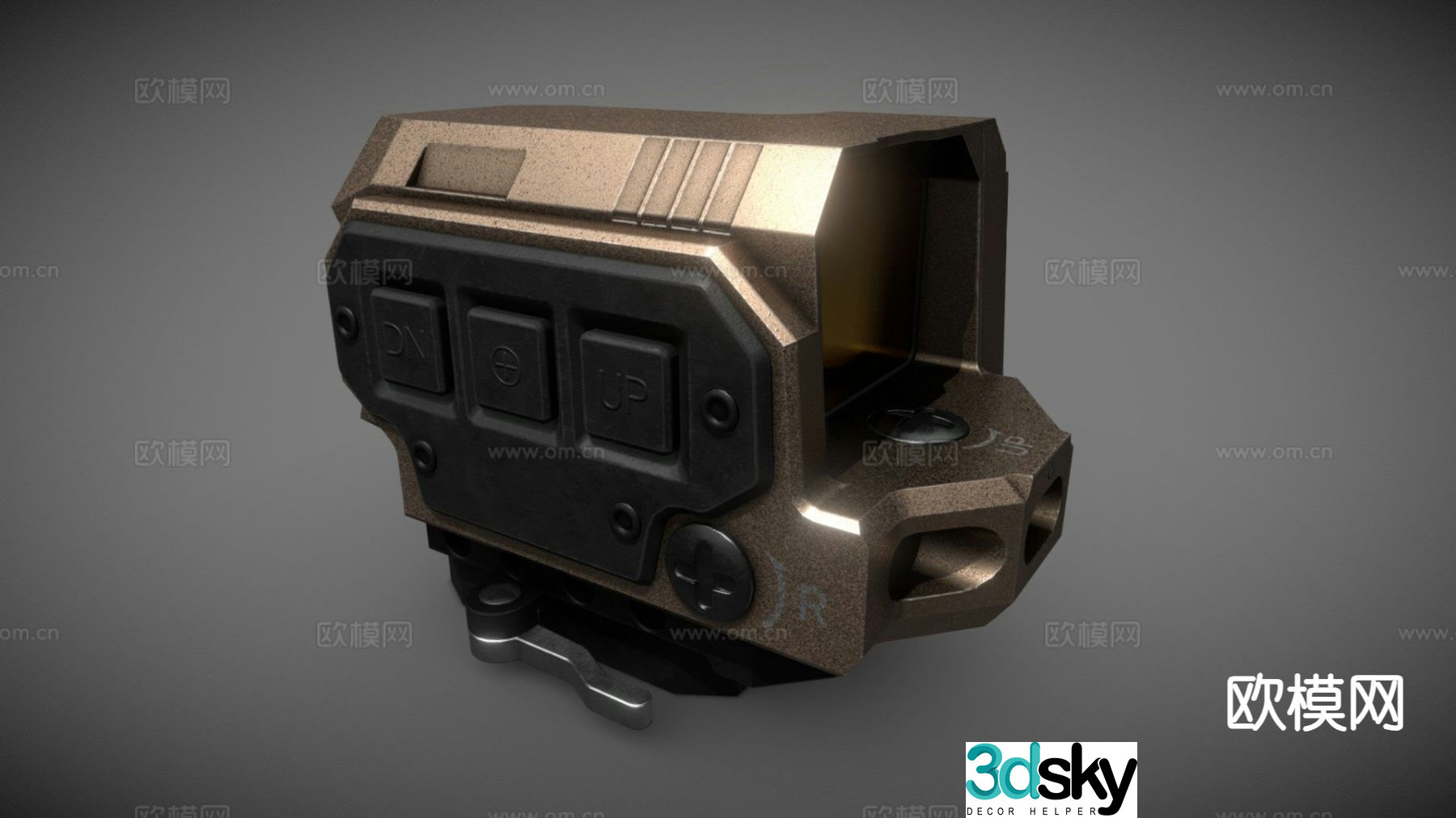 R1X red dot sight 3d model