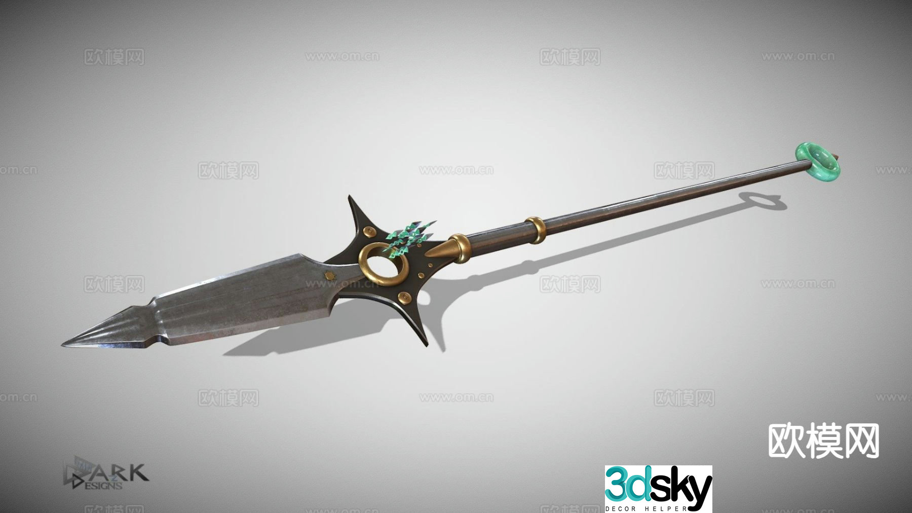 Long gun 3d model
