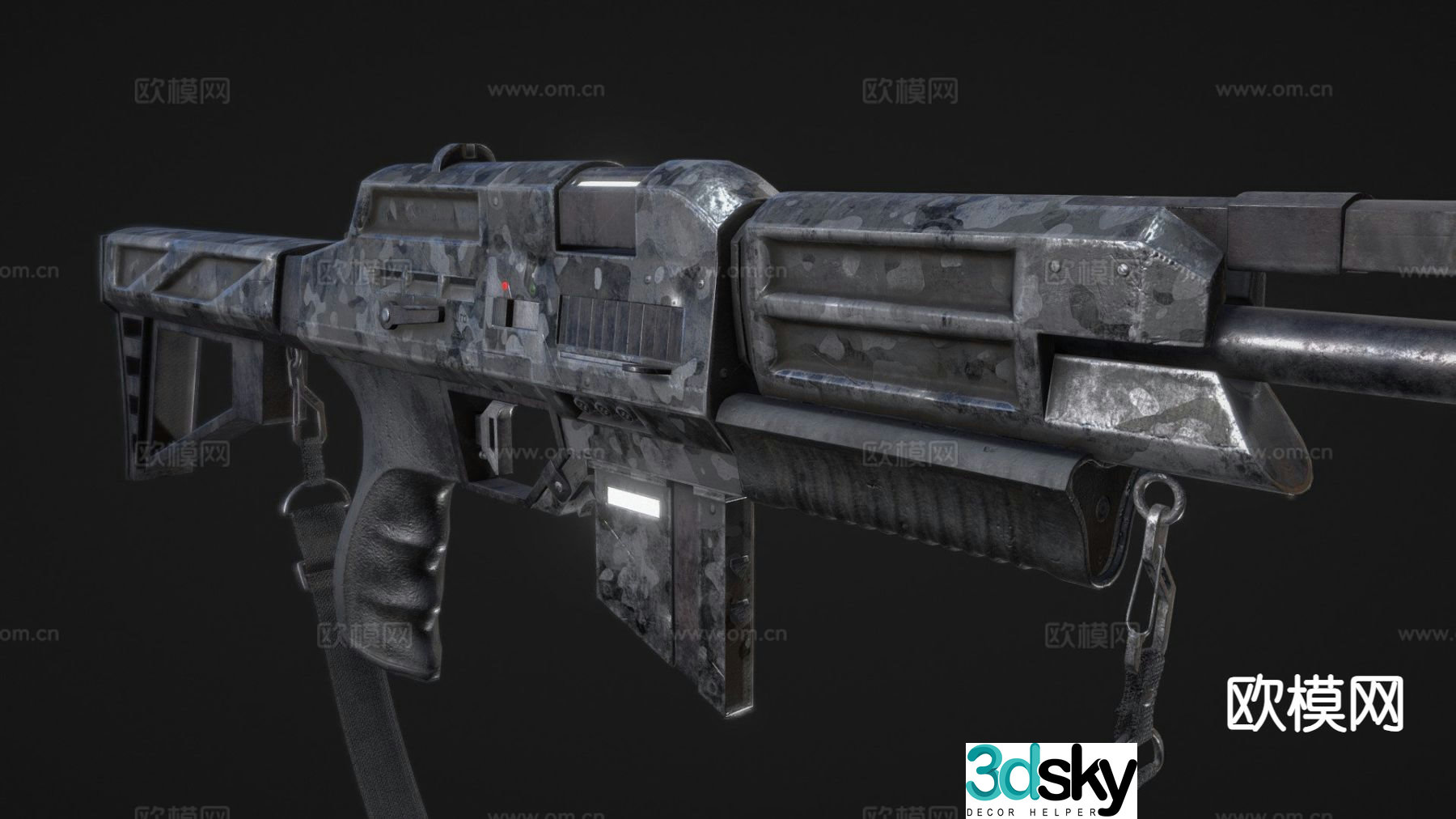 BPAK rifle 3d model