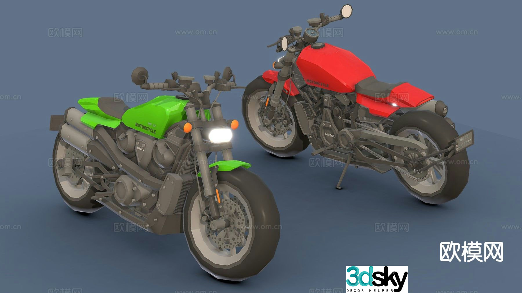 motorcycle 3d model
