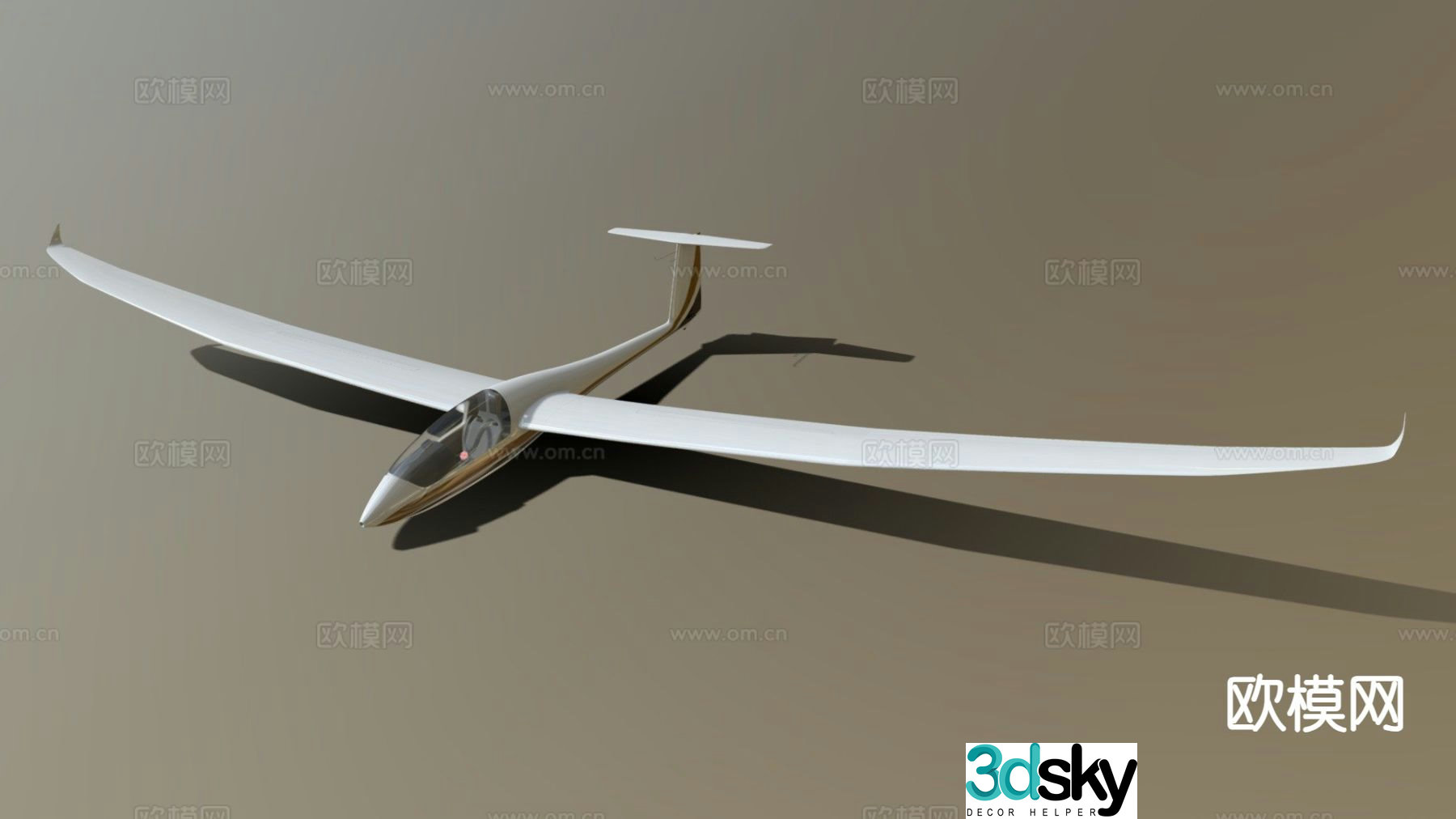 glass glider 3d model