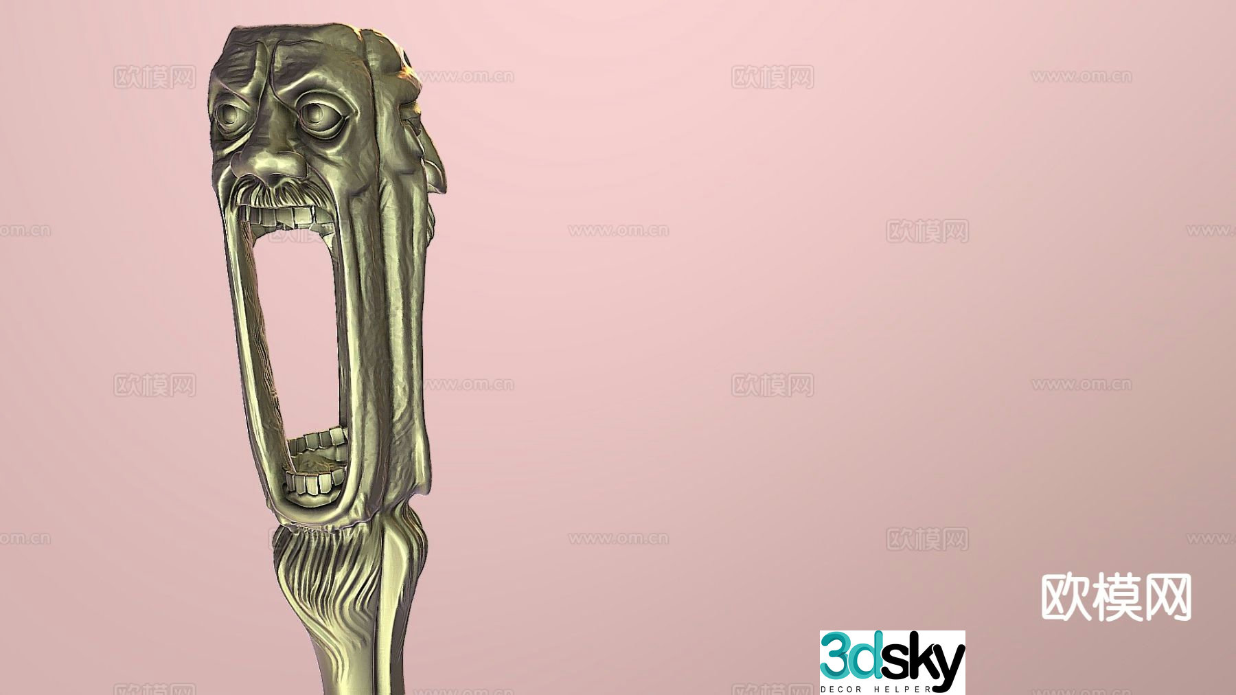 staff 3d model
