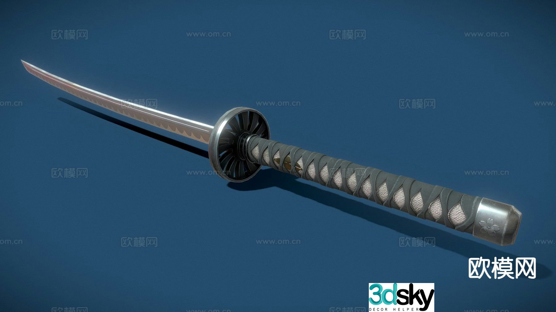 katana saber 3d model