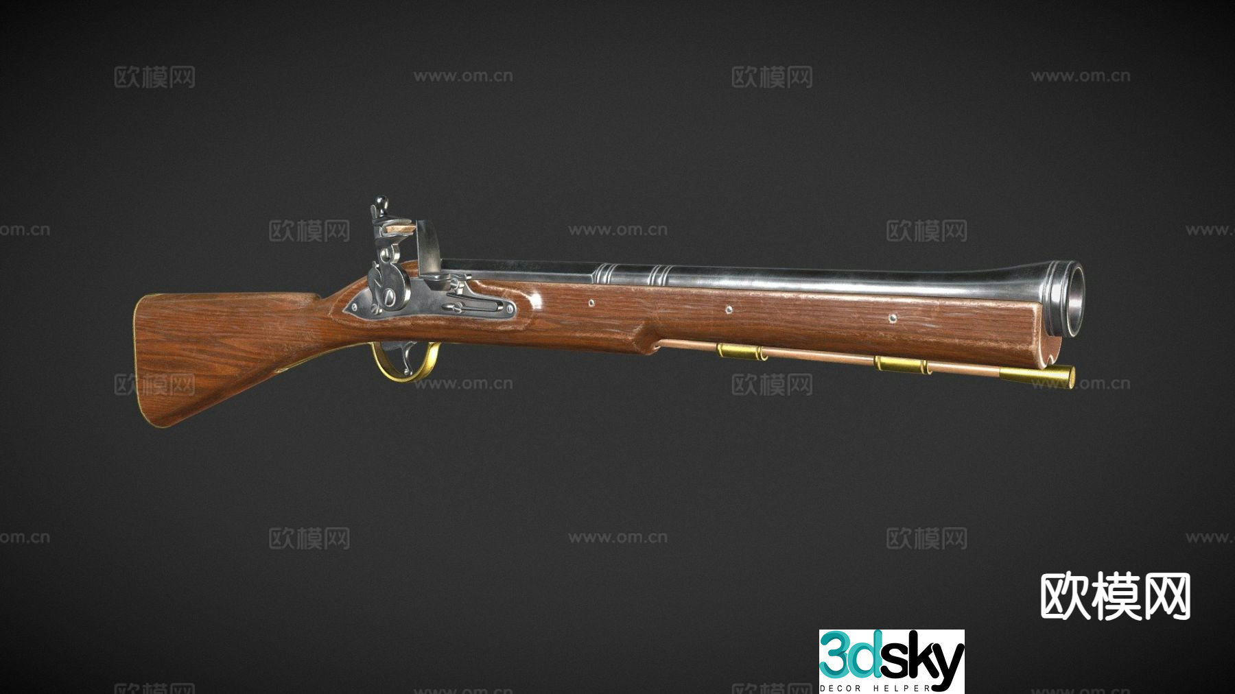 Maosui pistol 3d model