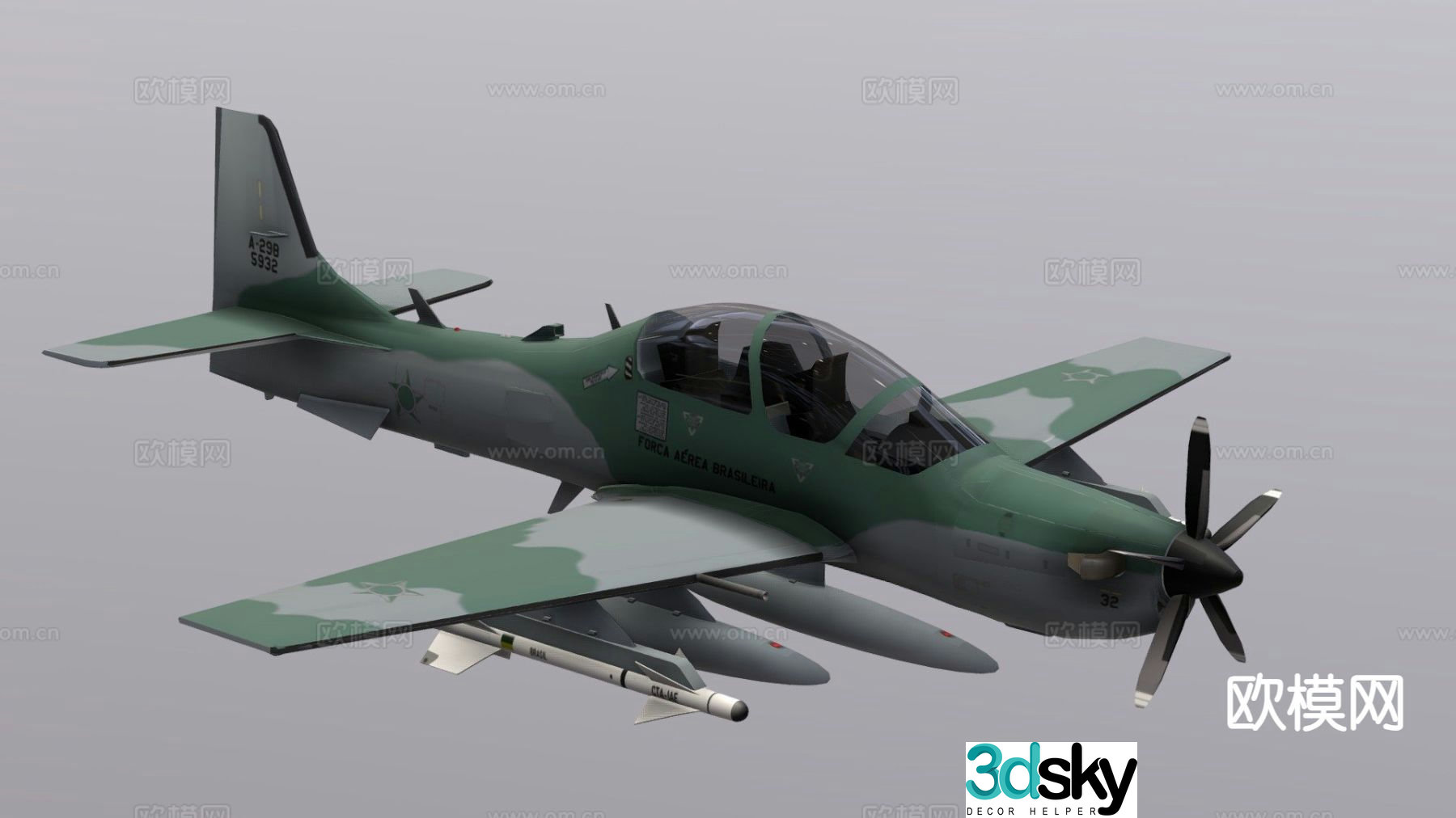 aircraft fighter 3d model