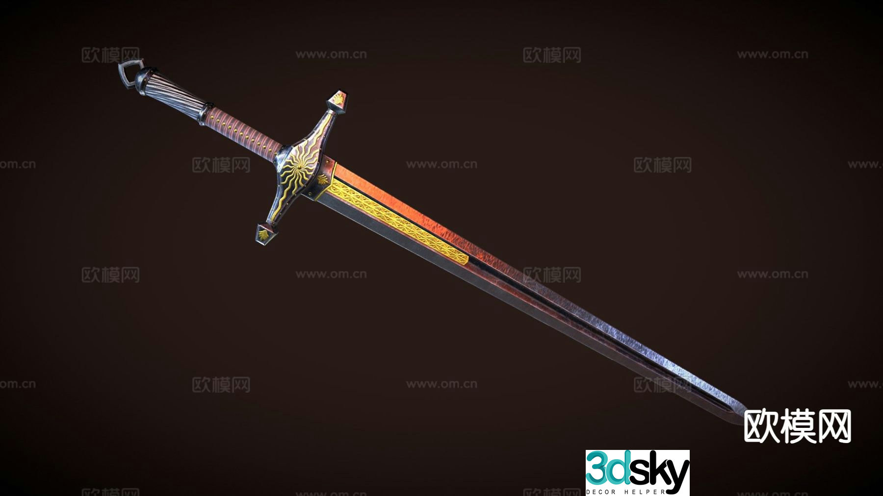 sword 3d model
