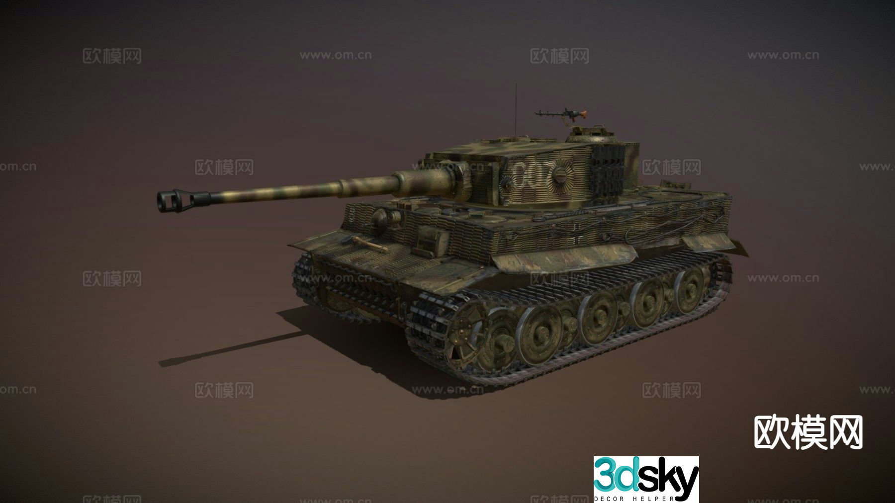 military tank 3d model