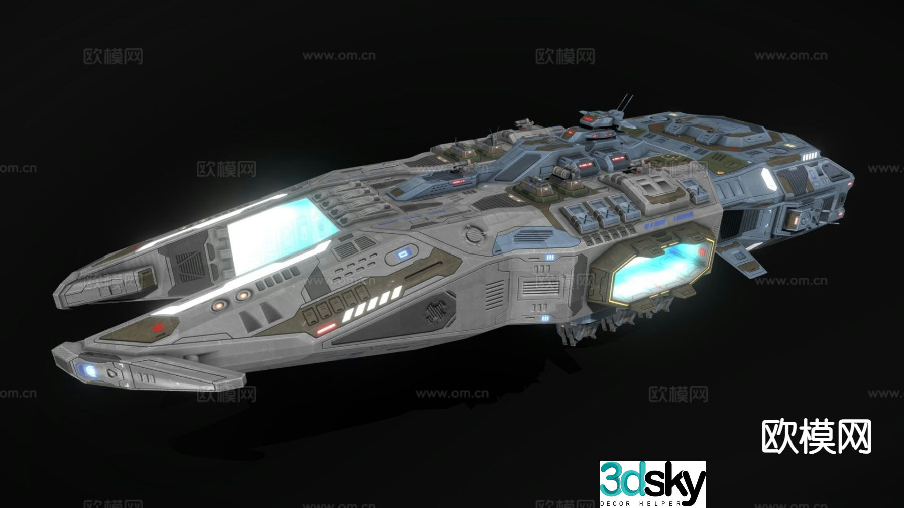 Wasp frigate 3d model