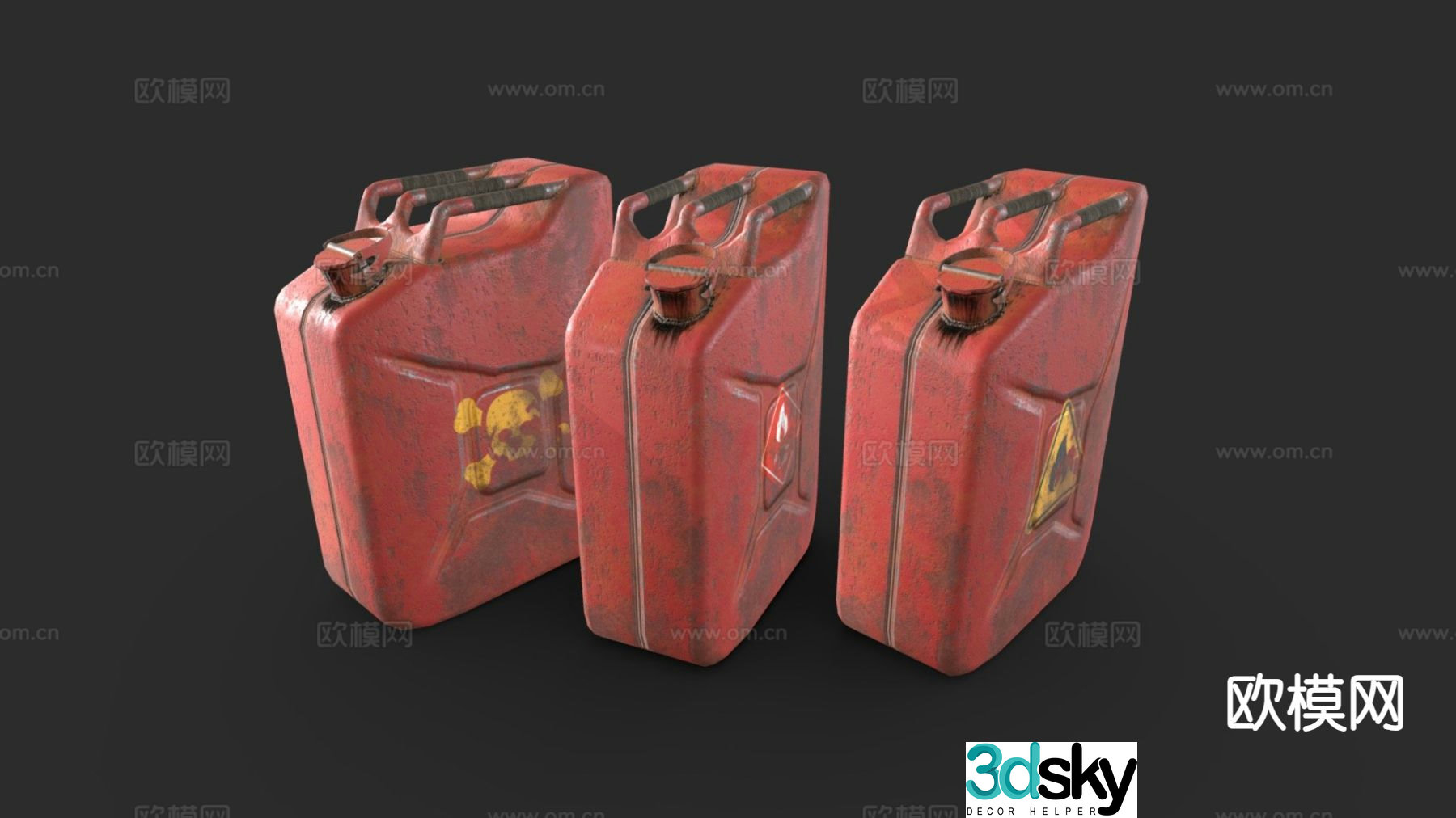 fuel tank gasoline tank fuel barrel 3d model
