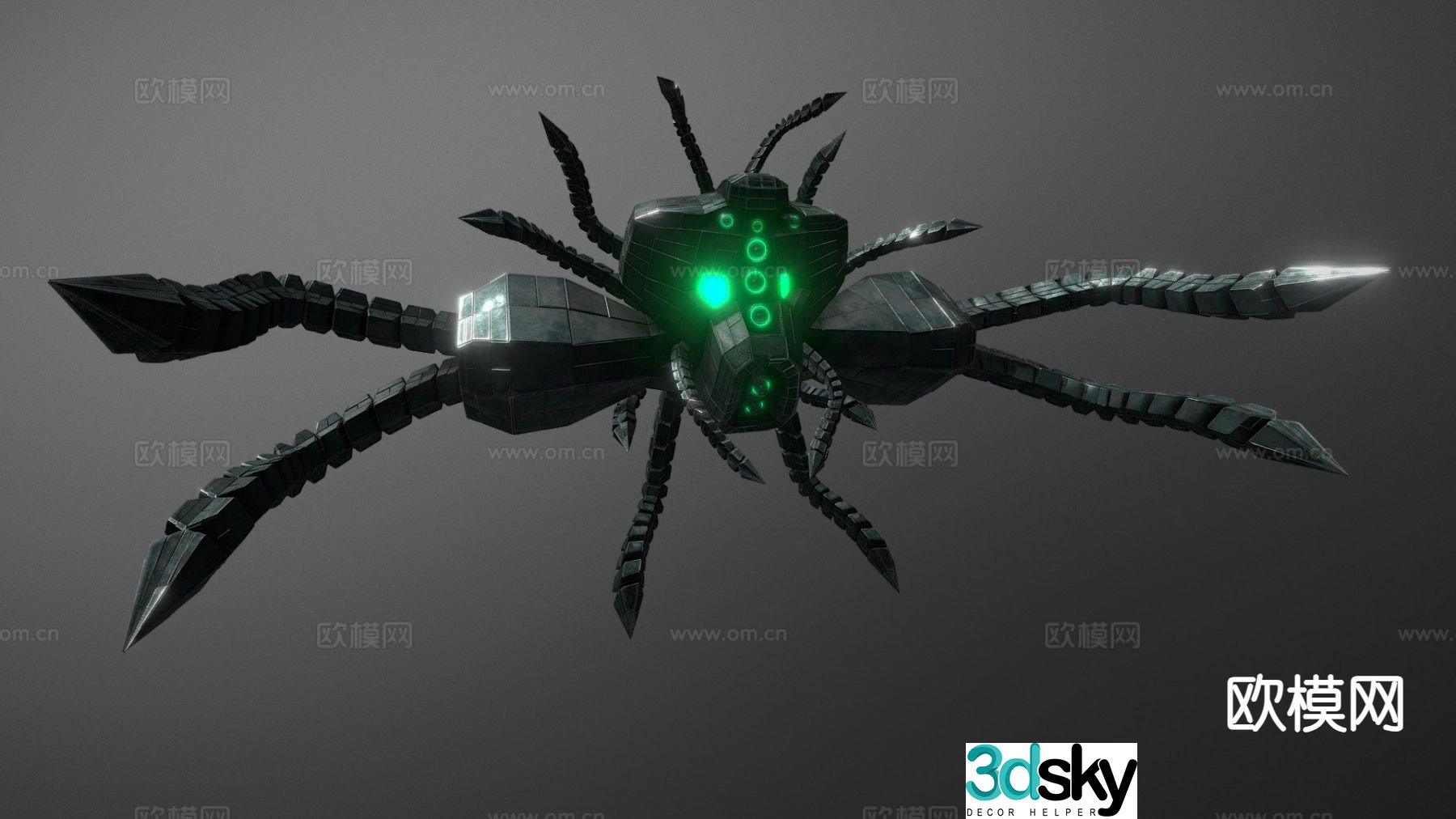 Mechanical spider 3d model