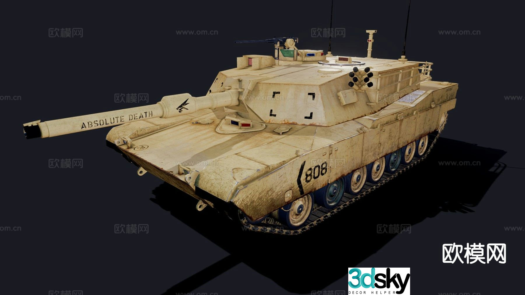 tank armored vehicle 3d model