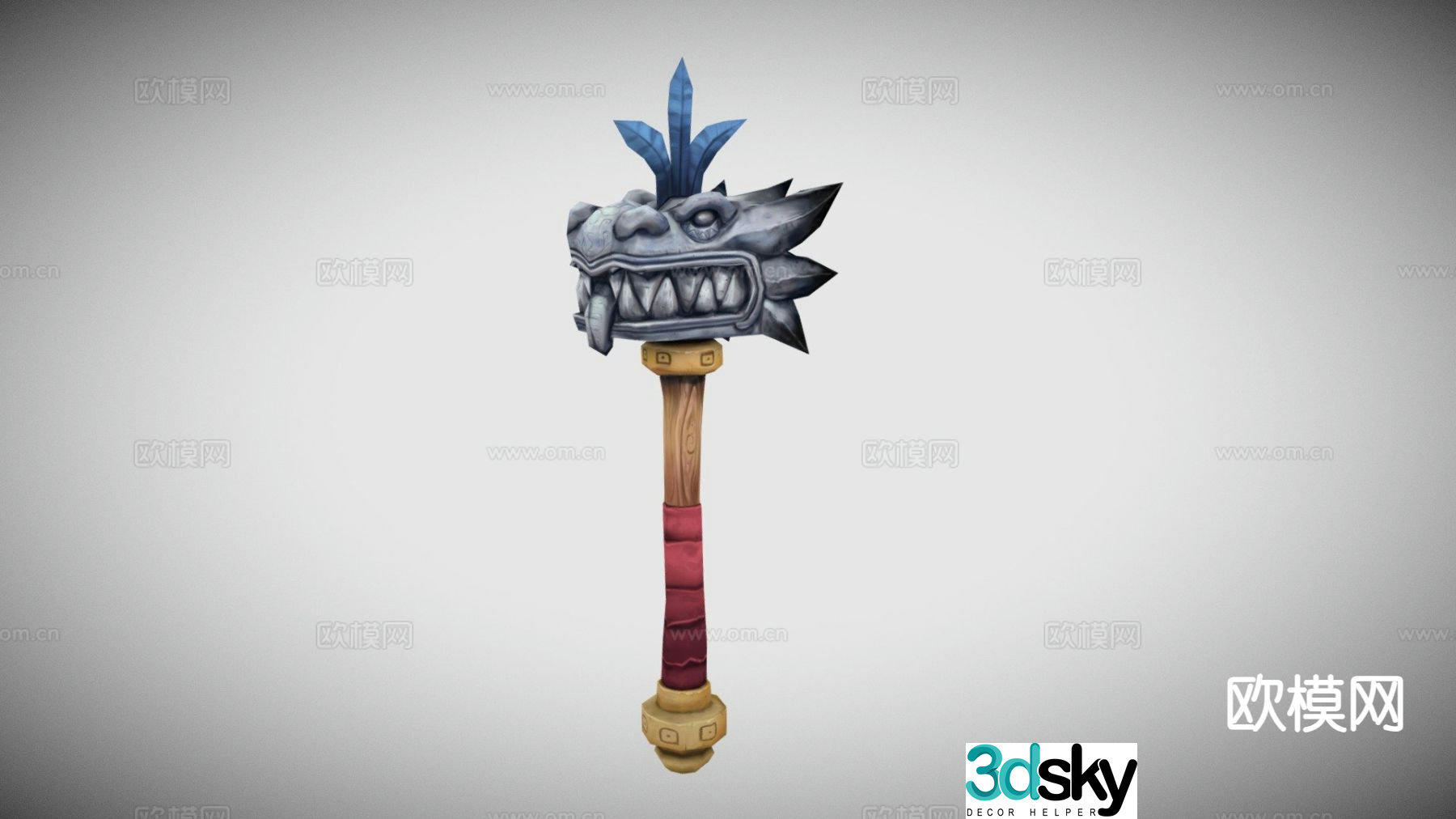 Aztec hammer 3d model