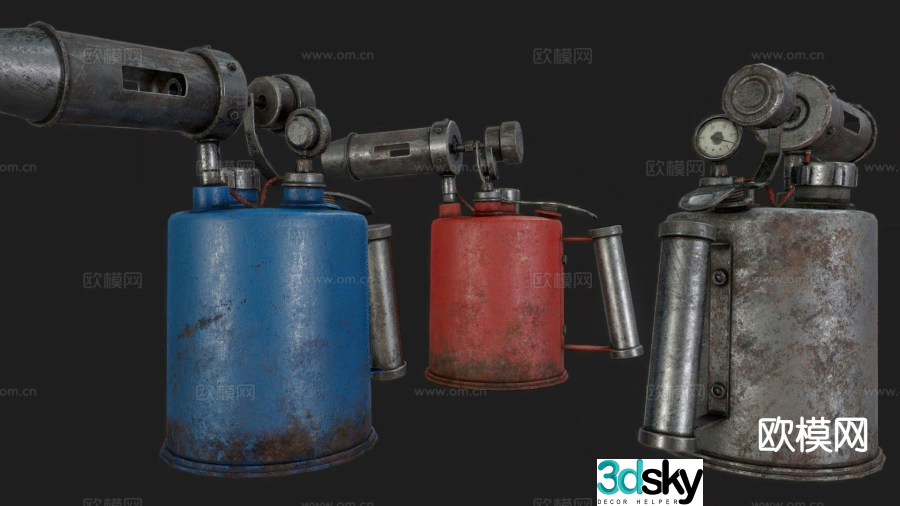 flamethrower 3d model