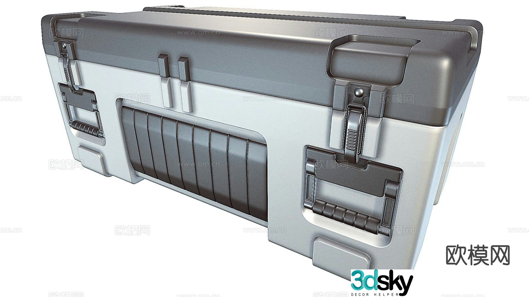 Sci-fi military container 3d model