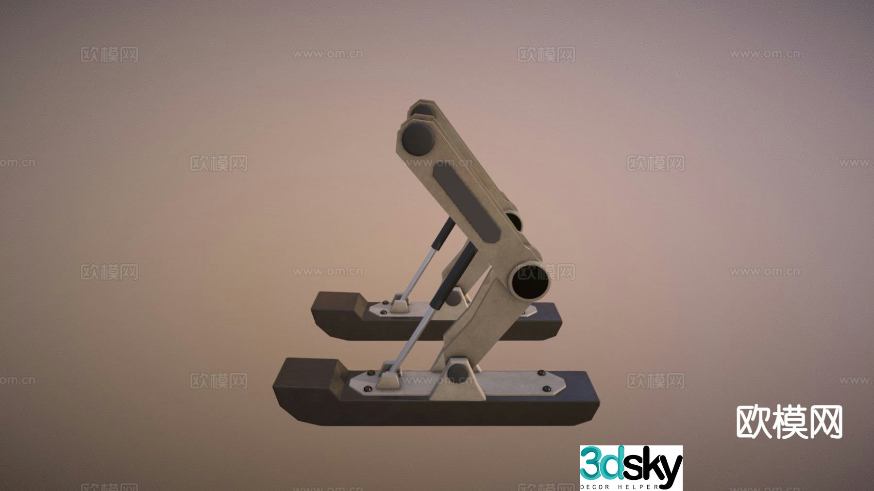 landing ship landing device 3d model