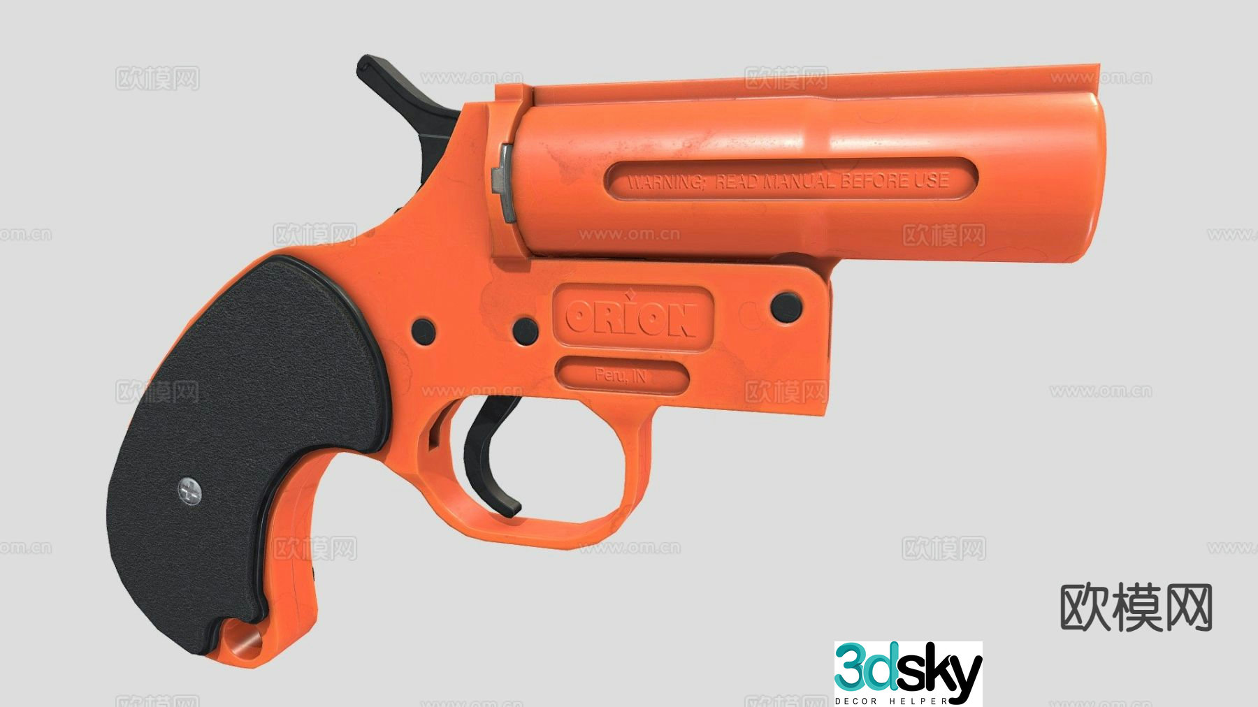 Orion flare gun 3d model