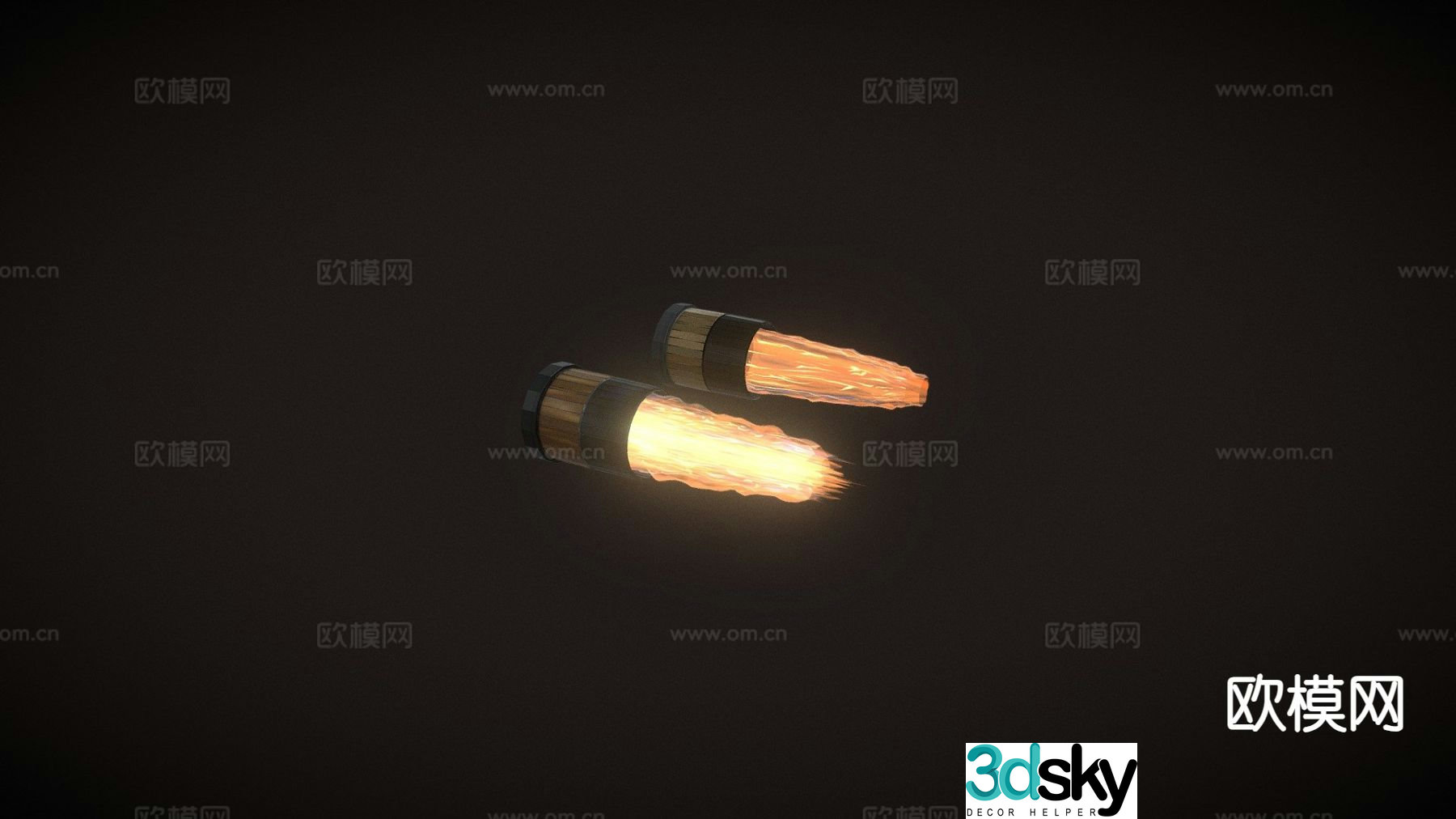 turbine engine fighter jet spitfire parts 3d model
