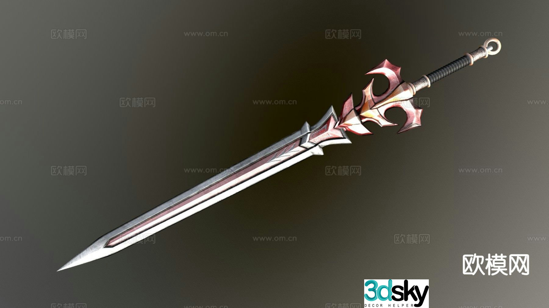 Blood Fury Sword 3d model