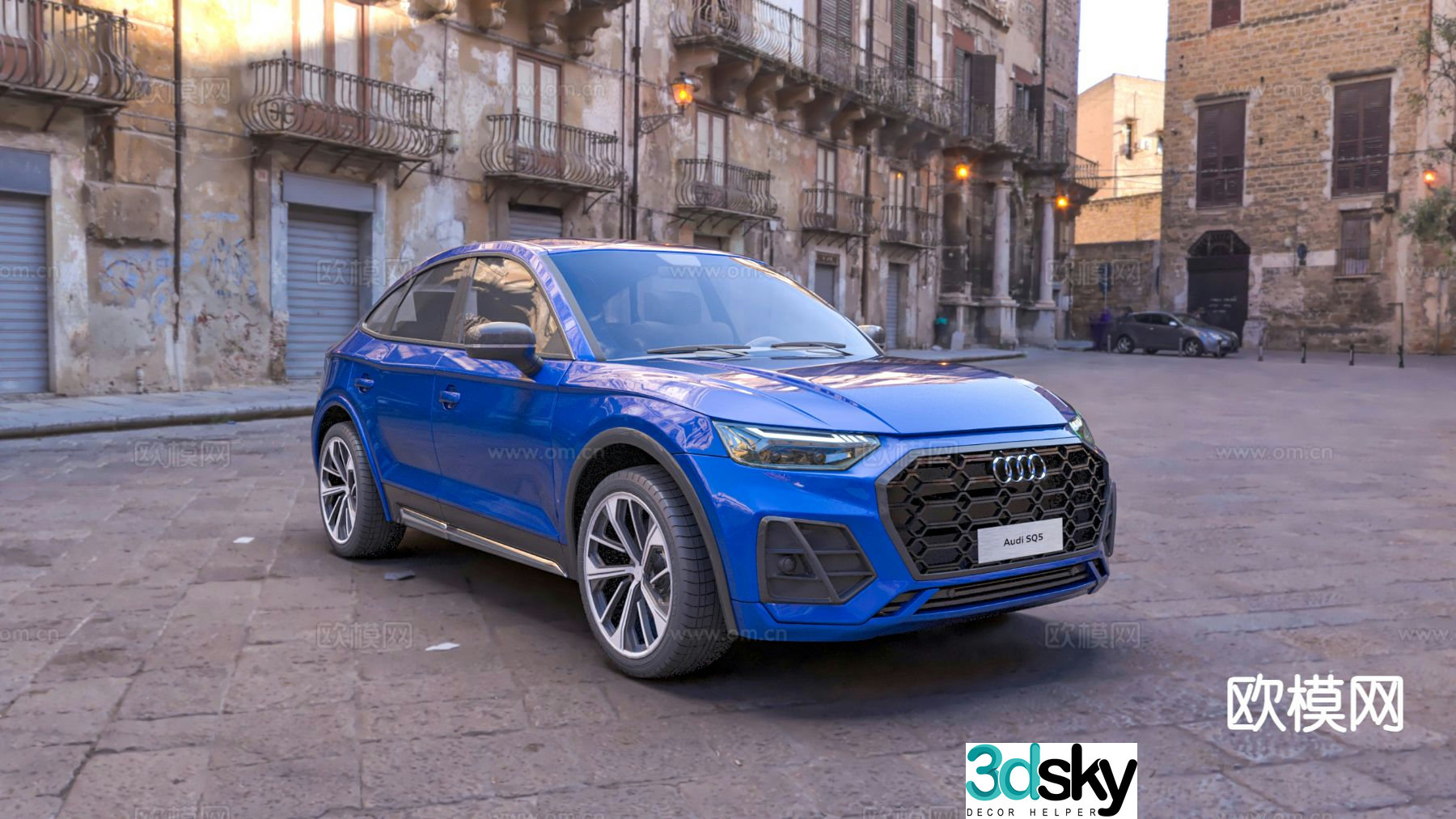 audi sq5 car sedan 3d model