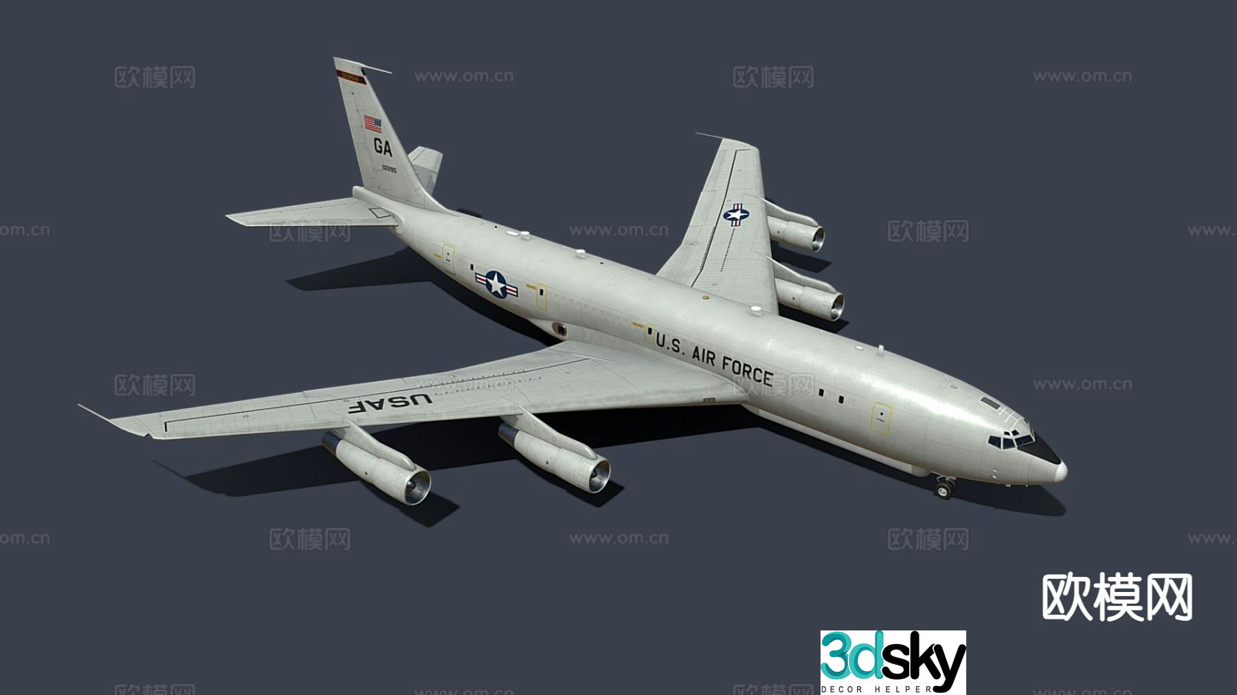 airplane airliner 3d model