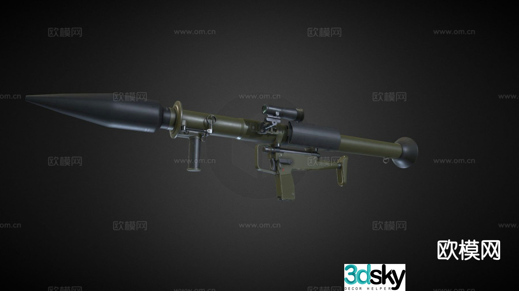 missile launcher 3d model