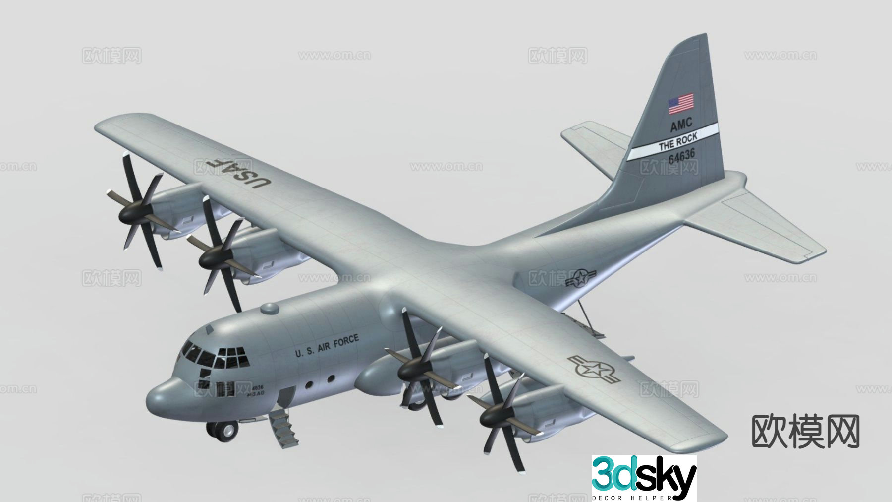 airplane airliner 3d model