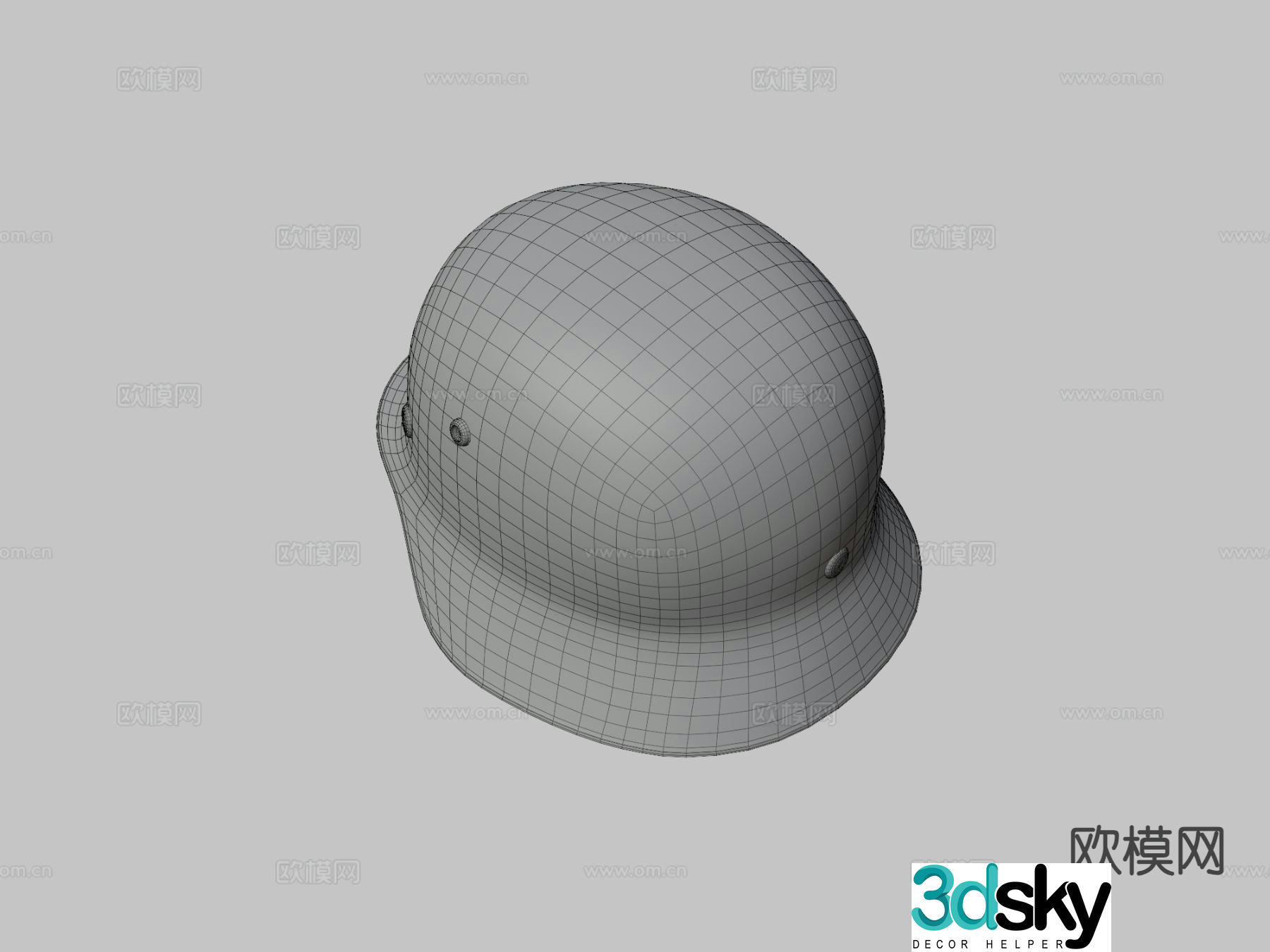 nazi helmet 3d model