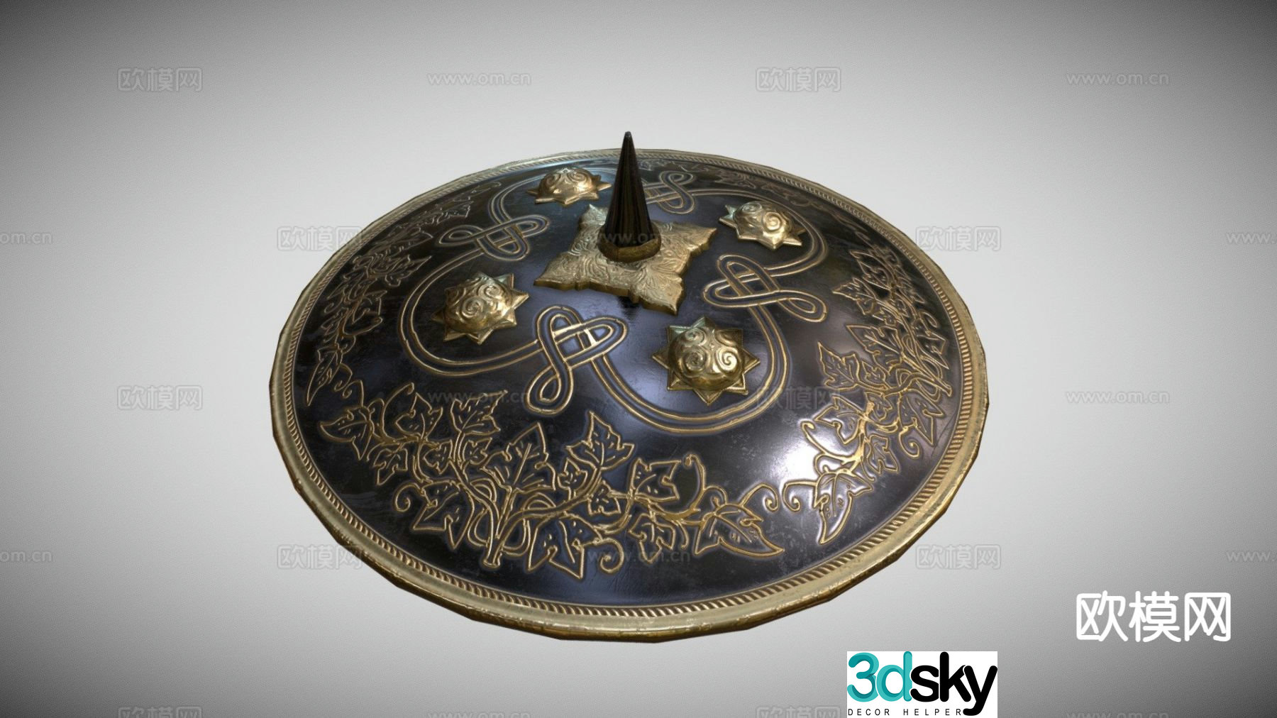 Dhal shield 3d model