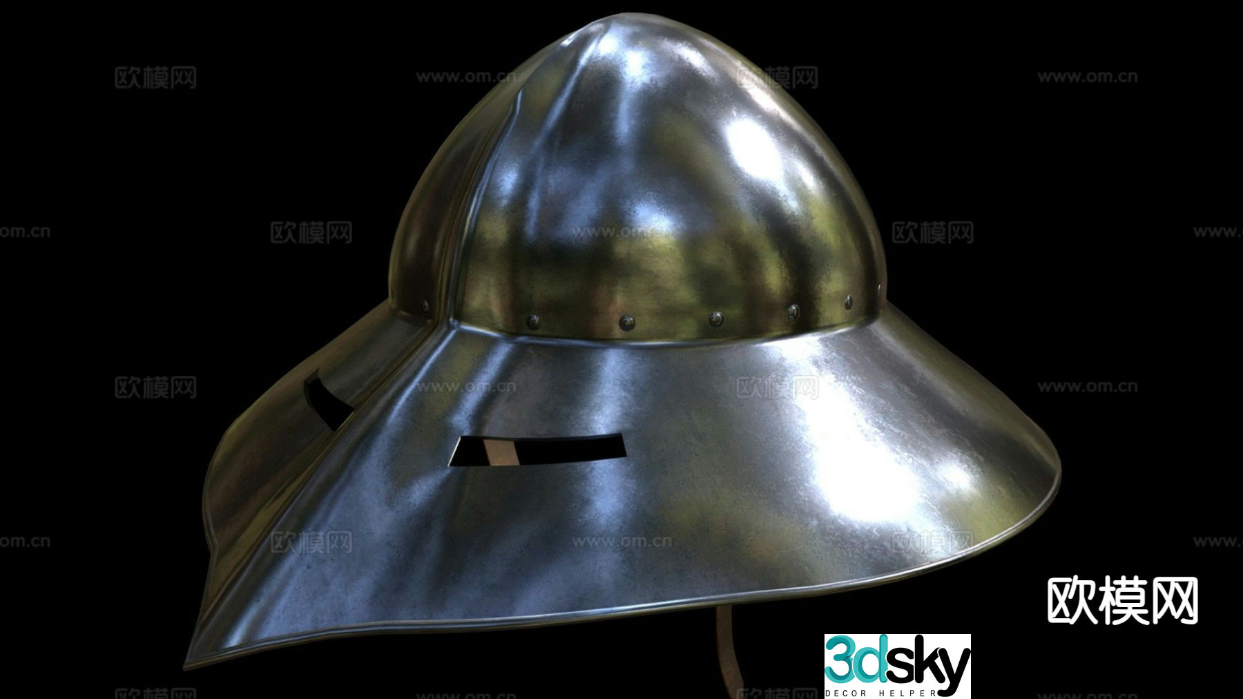 roman helmet 3d model
