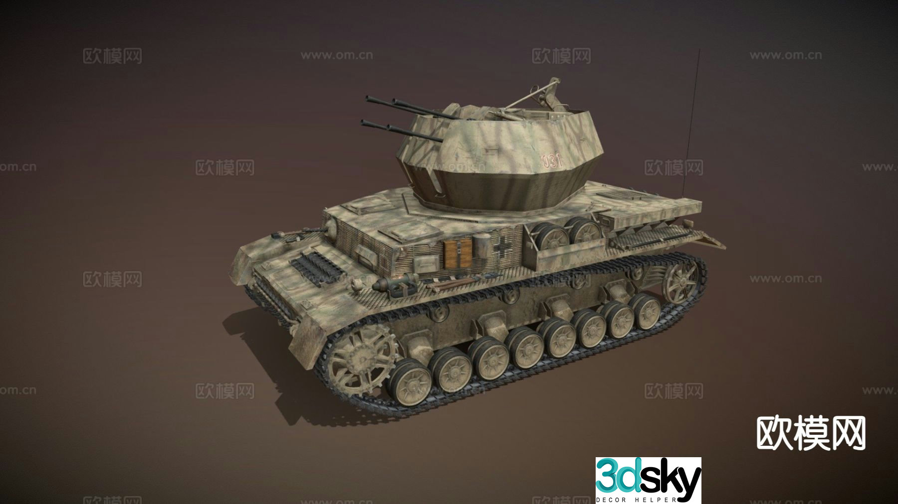 Tank Cyclone Tank 3d model